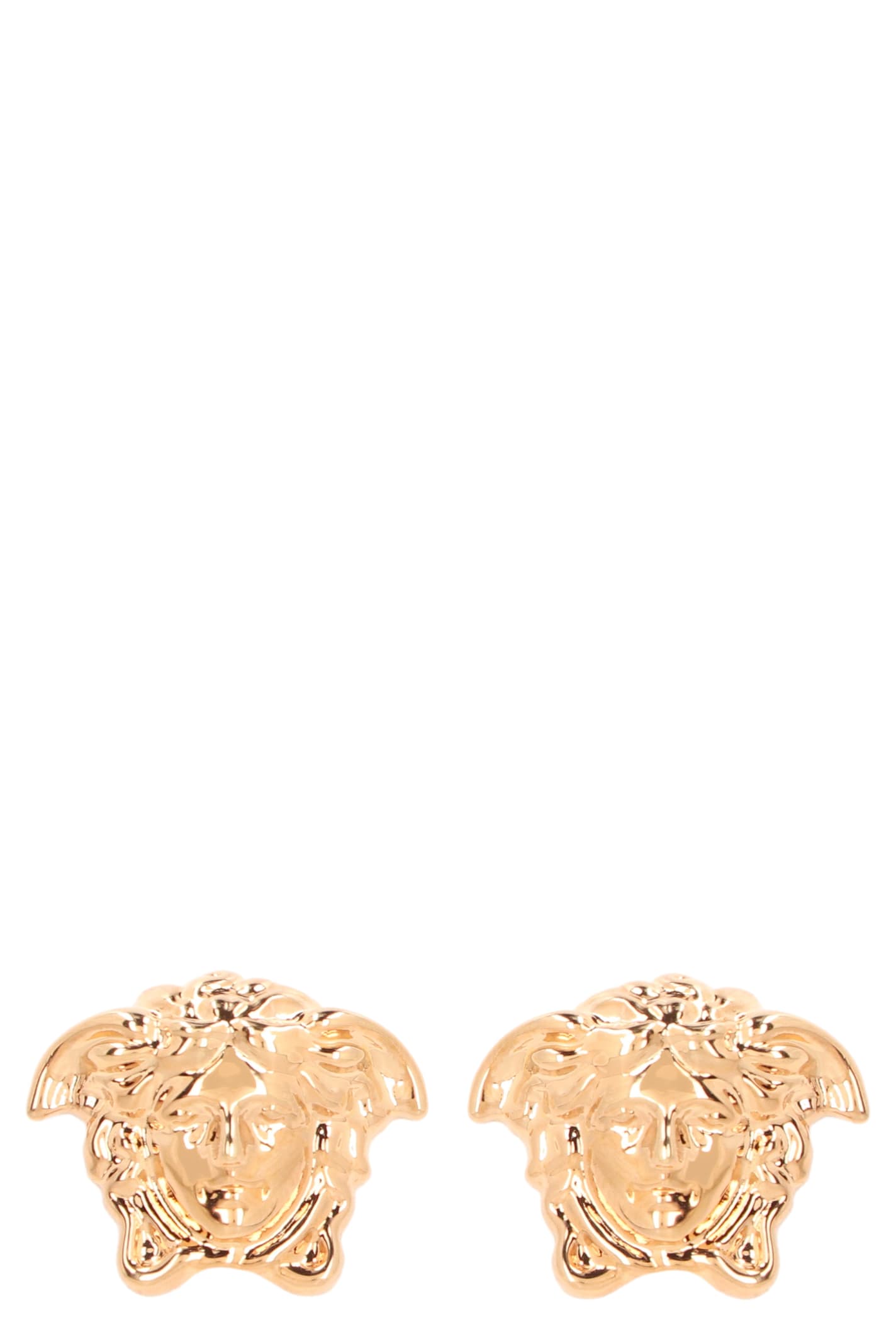 Shop Versace Gold-tone Earrings In Golden