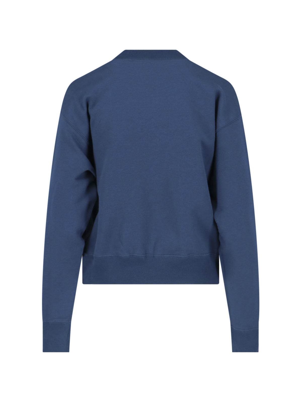 Shop Chloé Paris Crew Neck Sweatshirt In Blue