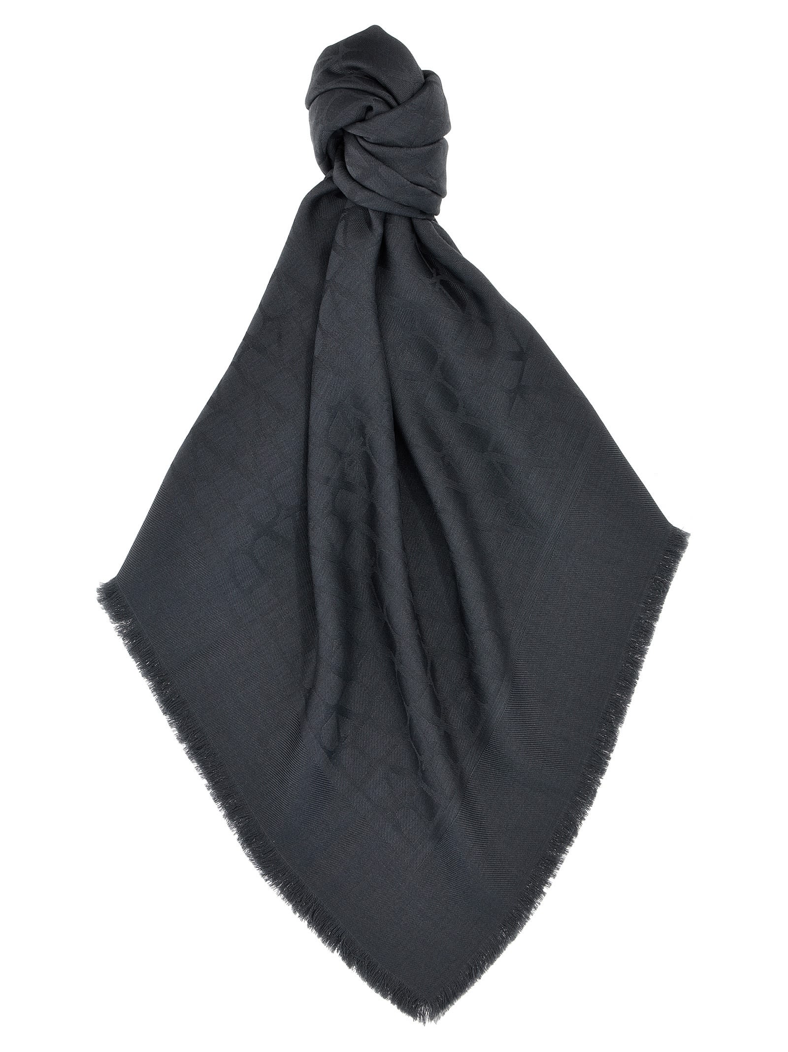 Valentino Garavani Toile Iconographe Shawl In Gray