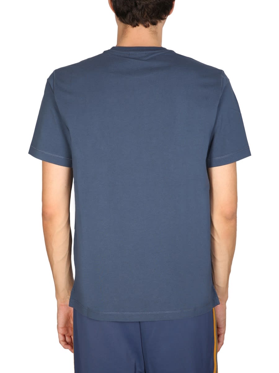 Shop Ps By Paul Smith Crewneck T-shirt In Blue
