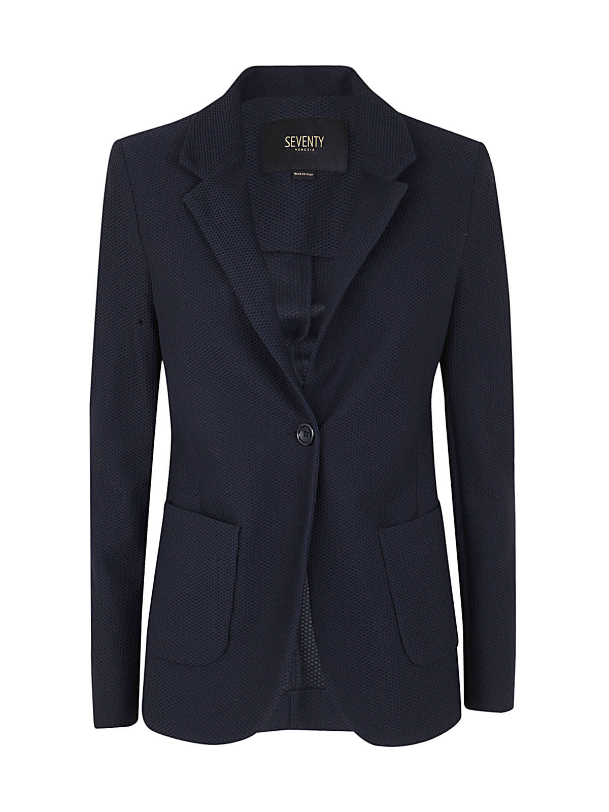 Seventy Bistretch Technical Mesh Jacket In Blue