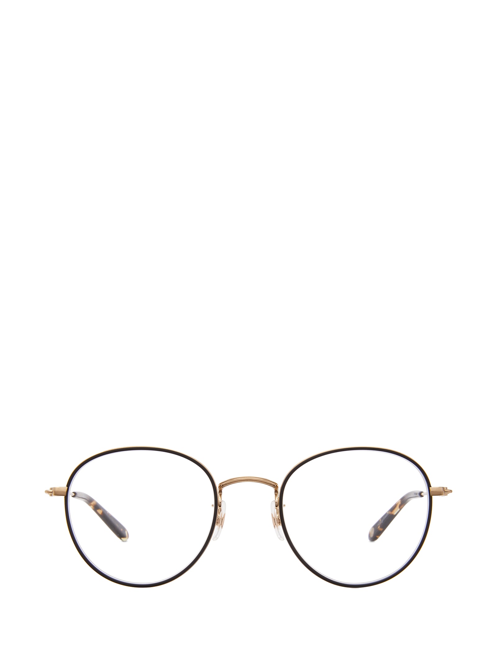 Garrett Leight Paloma Matte Black-gold Glasses