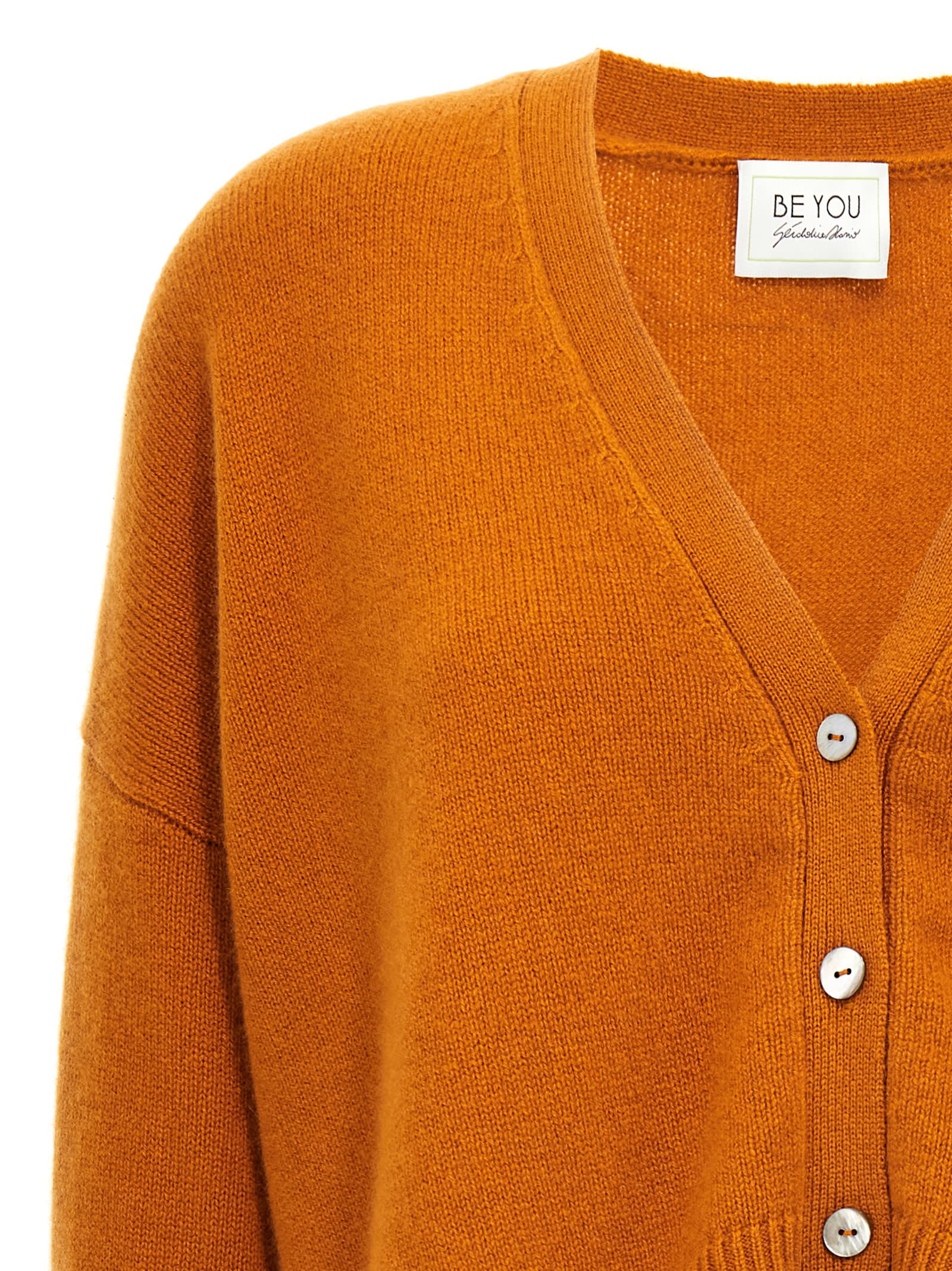 Shop Be You Lady 38 Cardigan In Orange