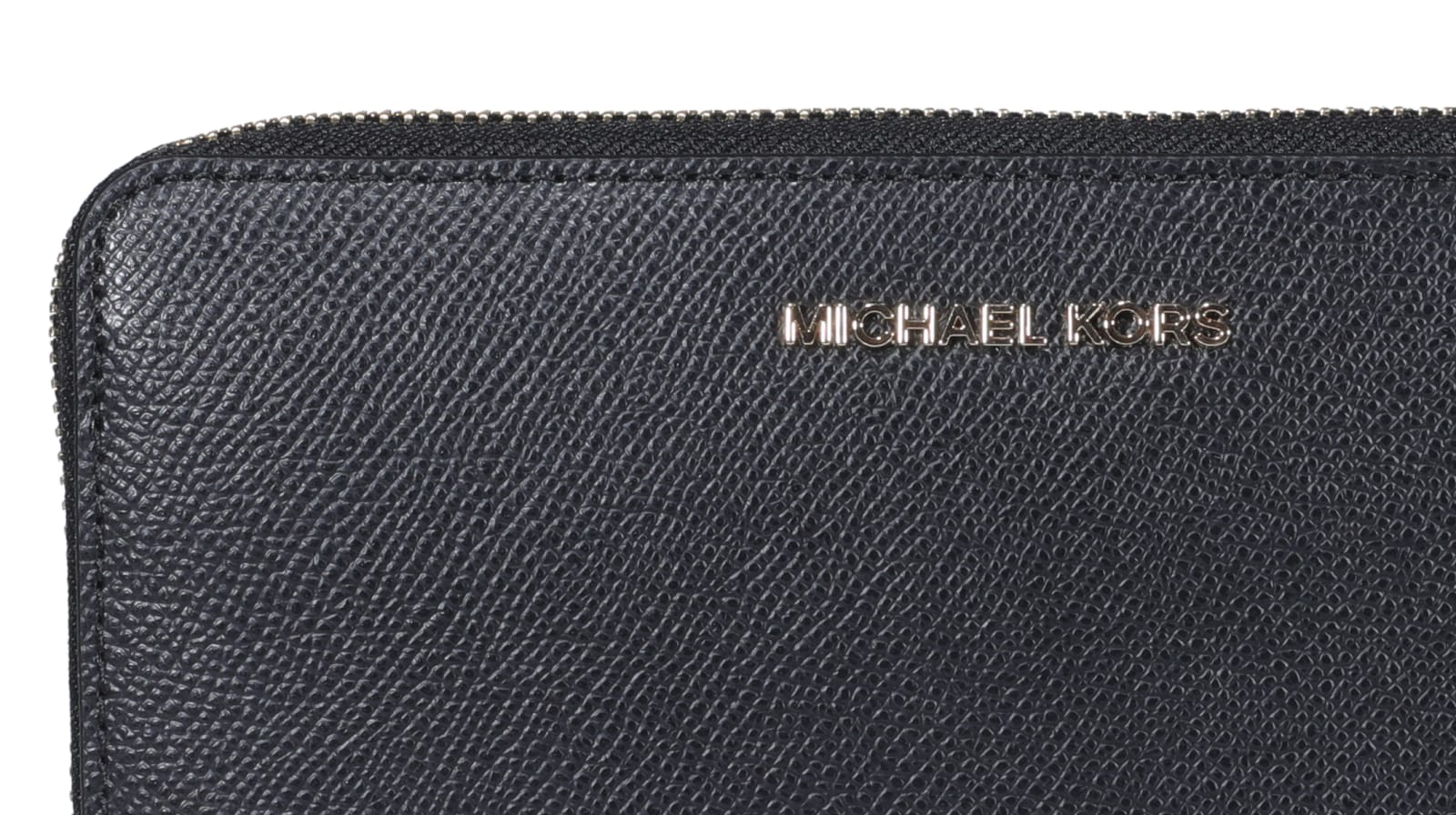 Shop Michael Kors Logo Wallet  In Black