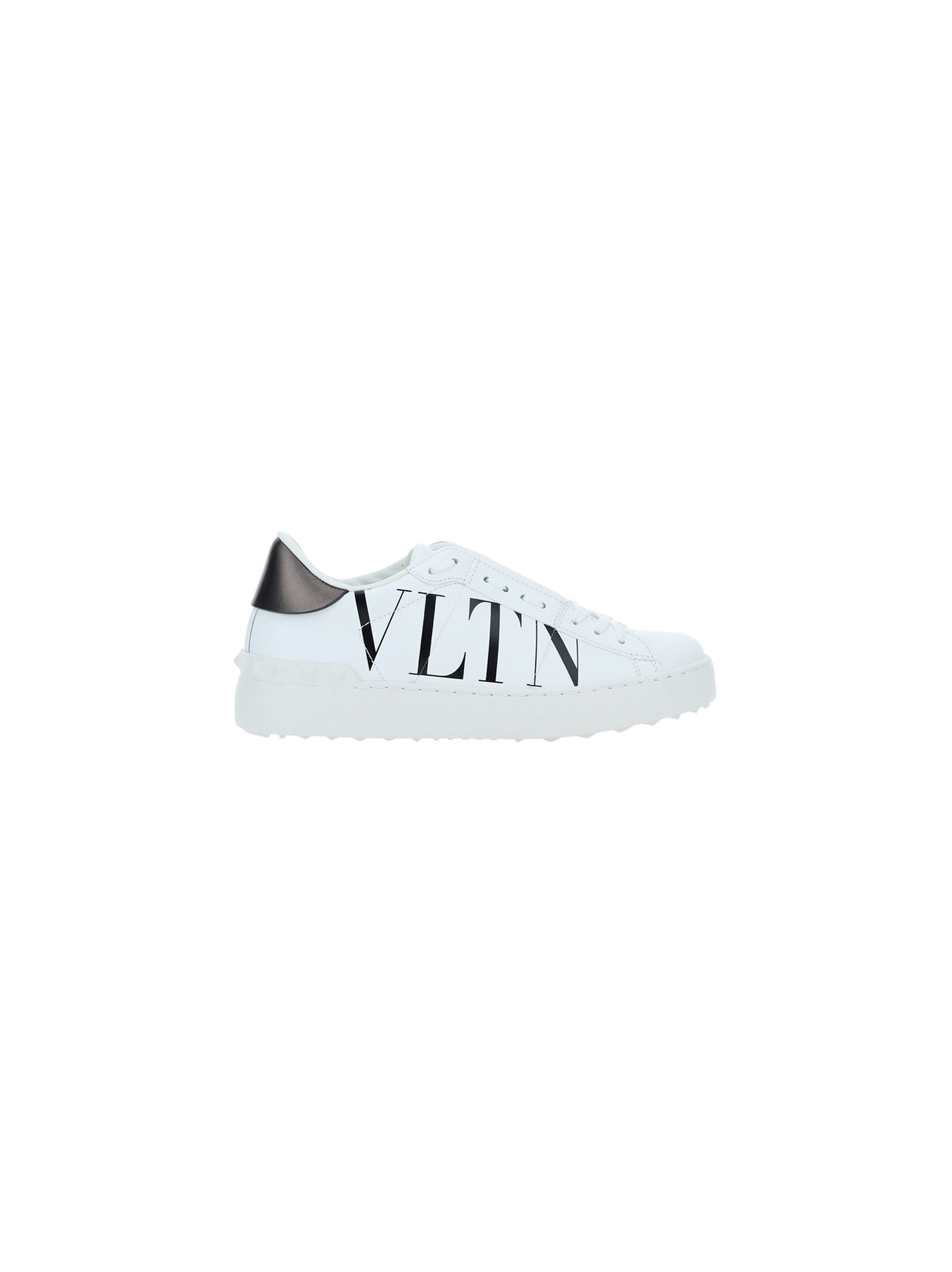 Valentino Garavani Sneakers In Bianco/nero/dark Rutenio/bianco