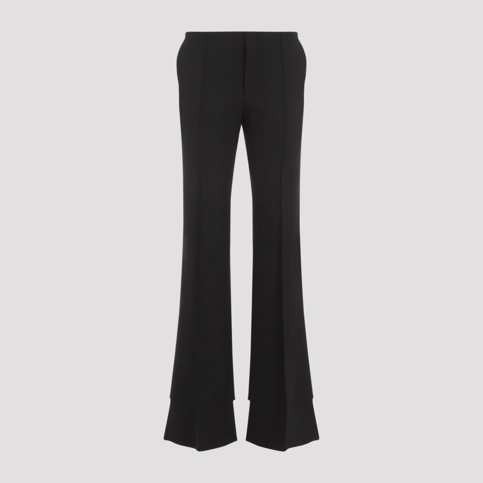 Chloé Black Stretch Wool Pant