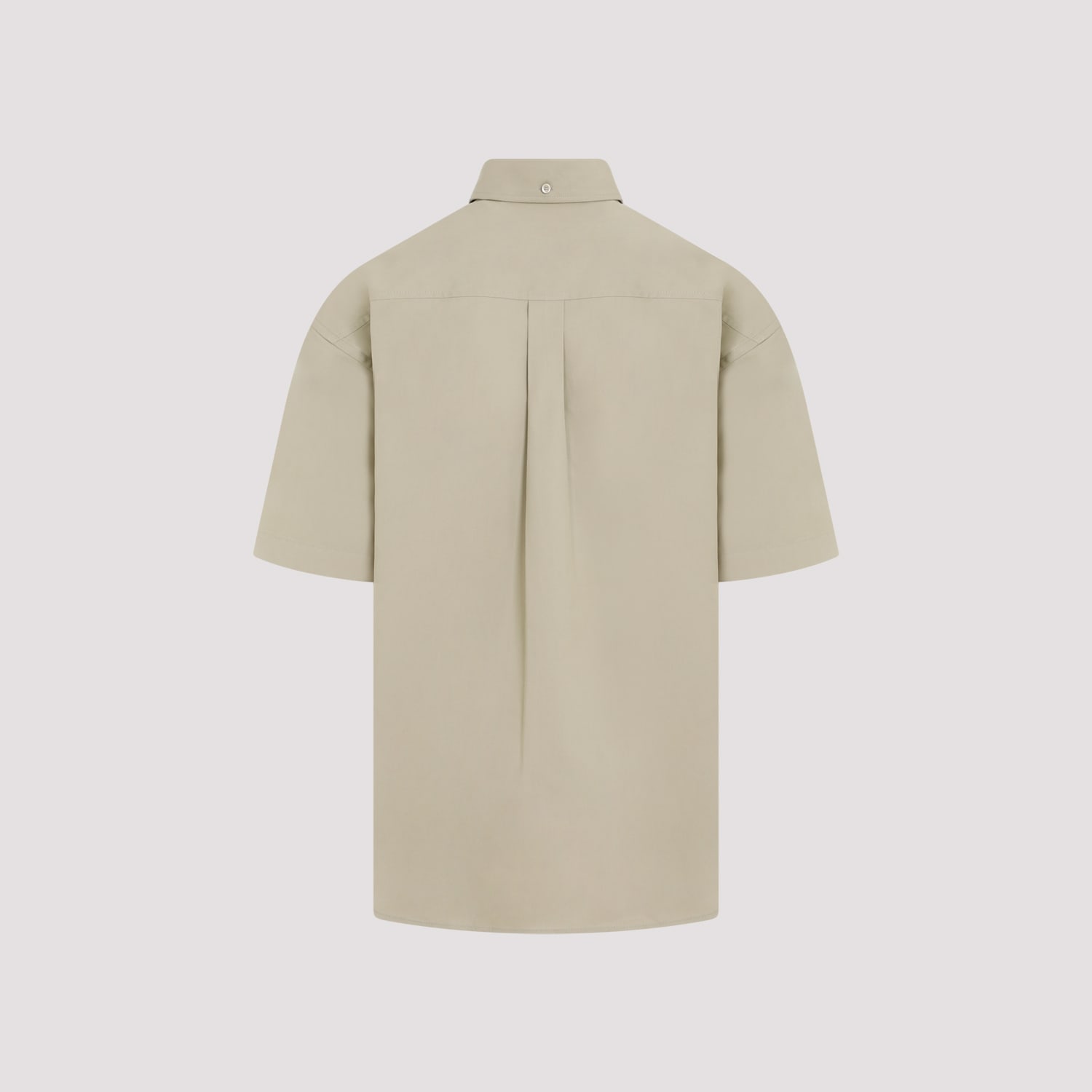 Shop Burberry Cotton Shirt In Hunter