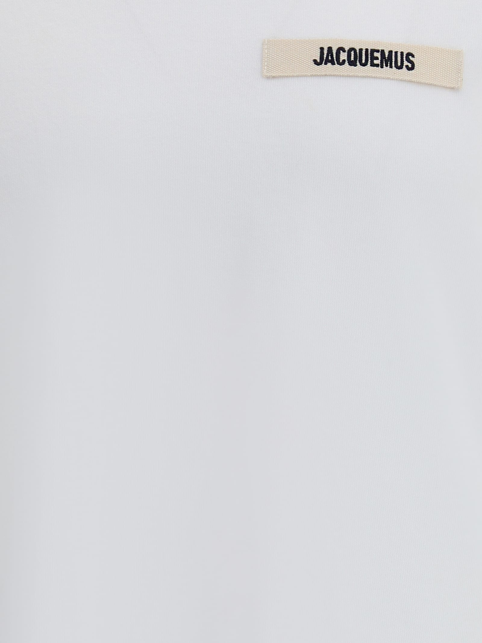 Jacquemus Le Tshirt Gros Grain In White