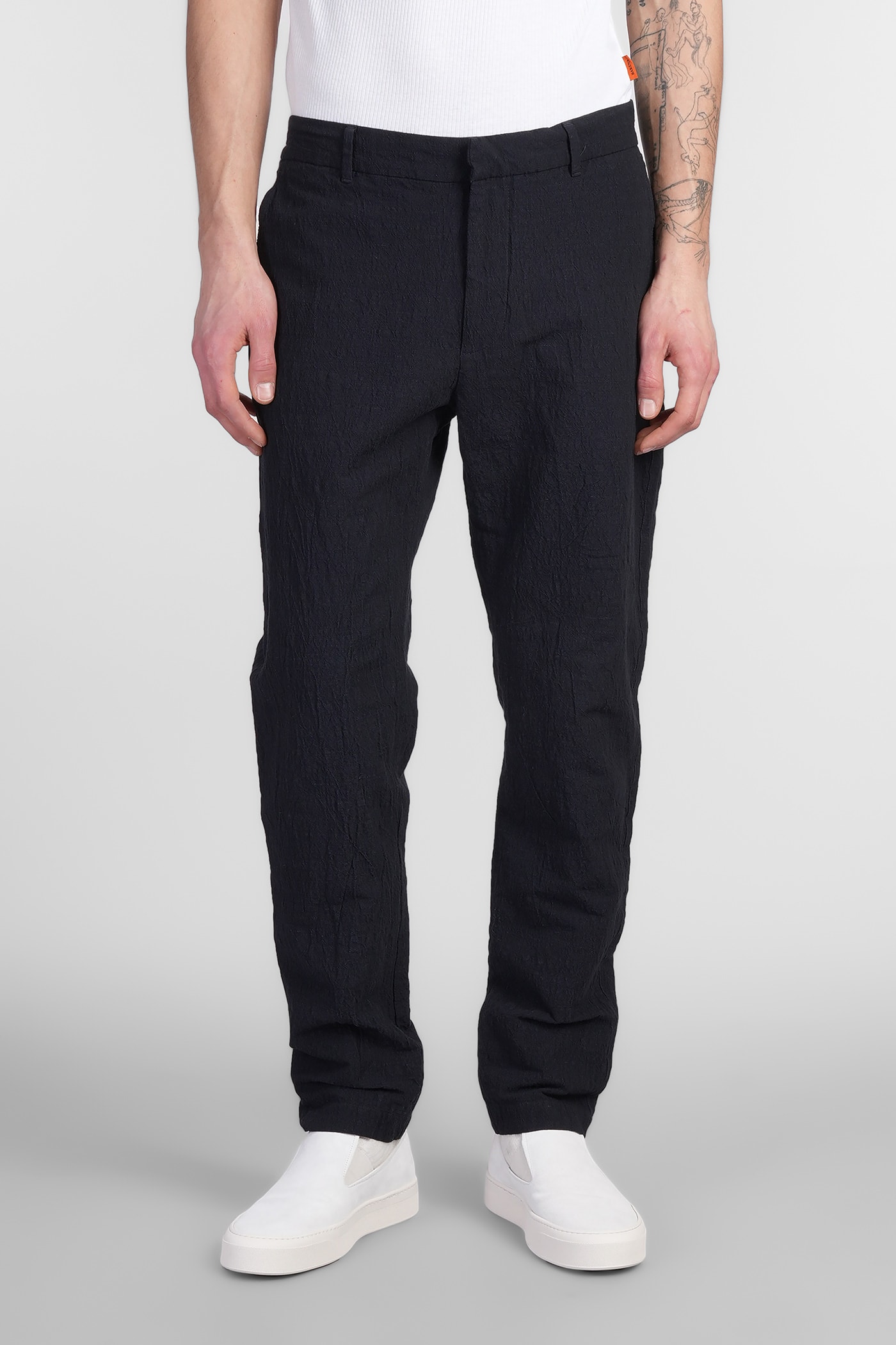 BARENA VENEZIA DOSANA PANTS IN BLUE COTTON 