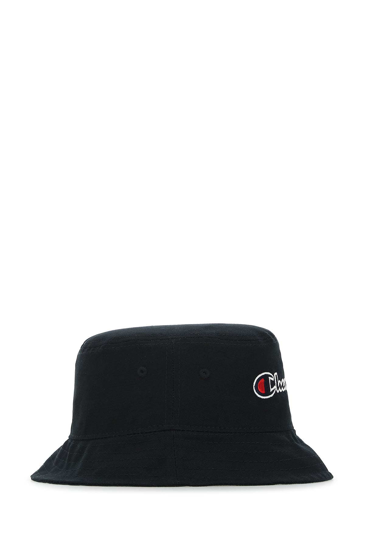 Champion Black Cotton Bucket Hat In Kk001