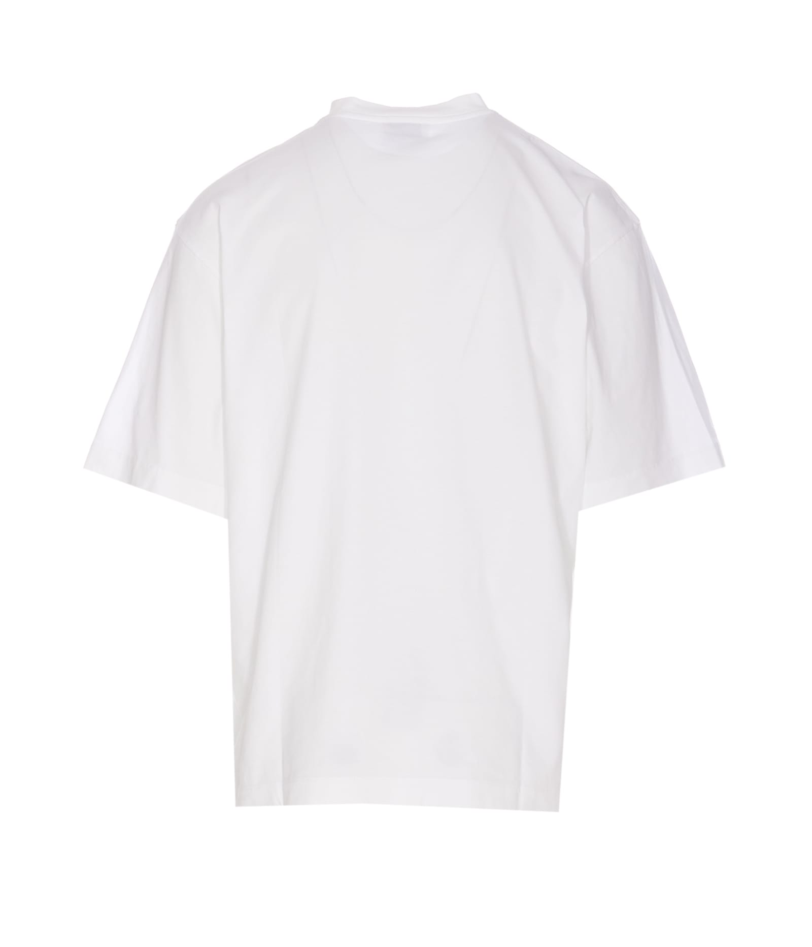 Shop Off-white Logo Skate T-shirt In White