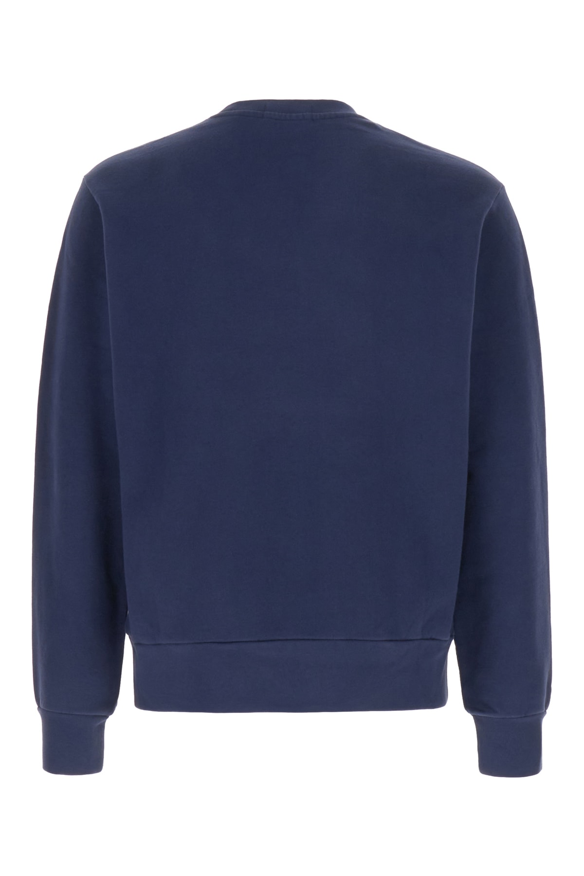 Shop Polo Ralph Lauren Blue Cotton Sweatshirt In Navy