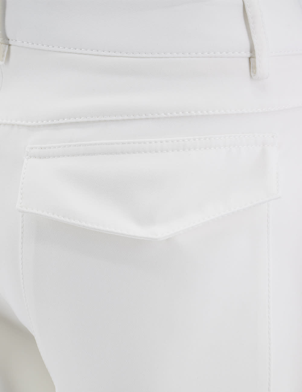 Shop Ermanno Scervino Trousers In Snow White/off White