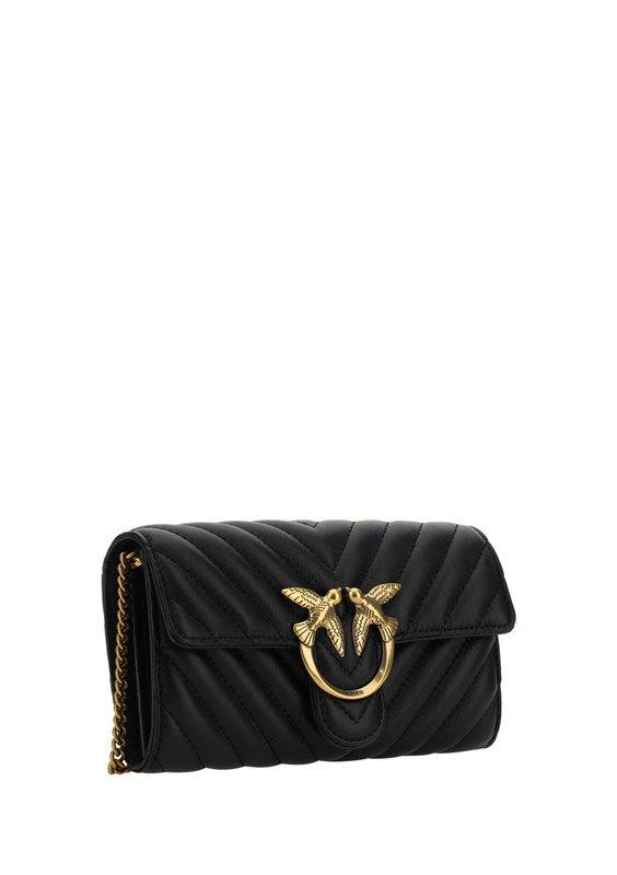PINKO LOVE ONE SHOULDER WALLET