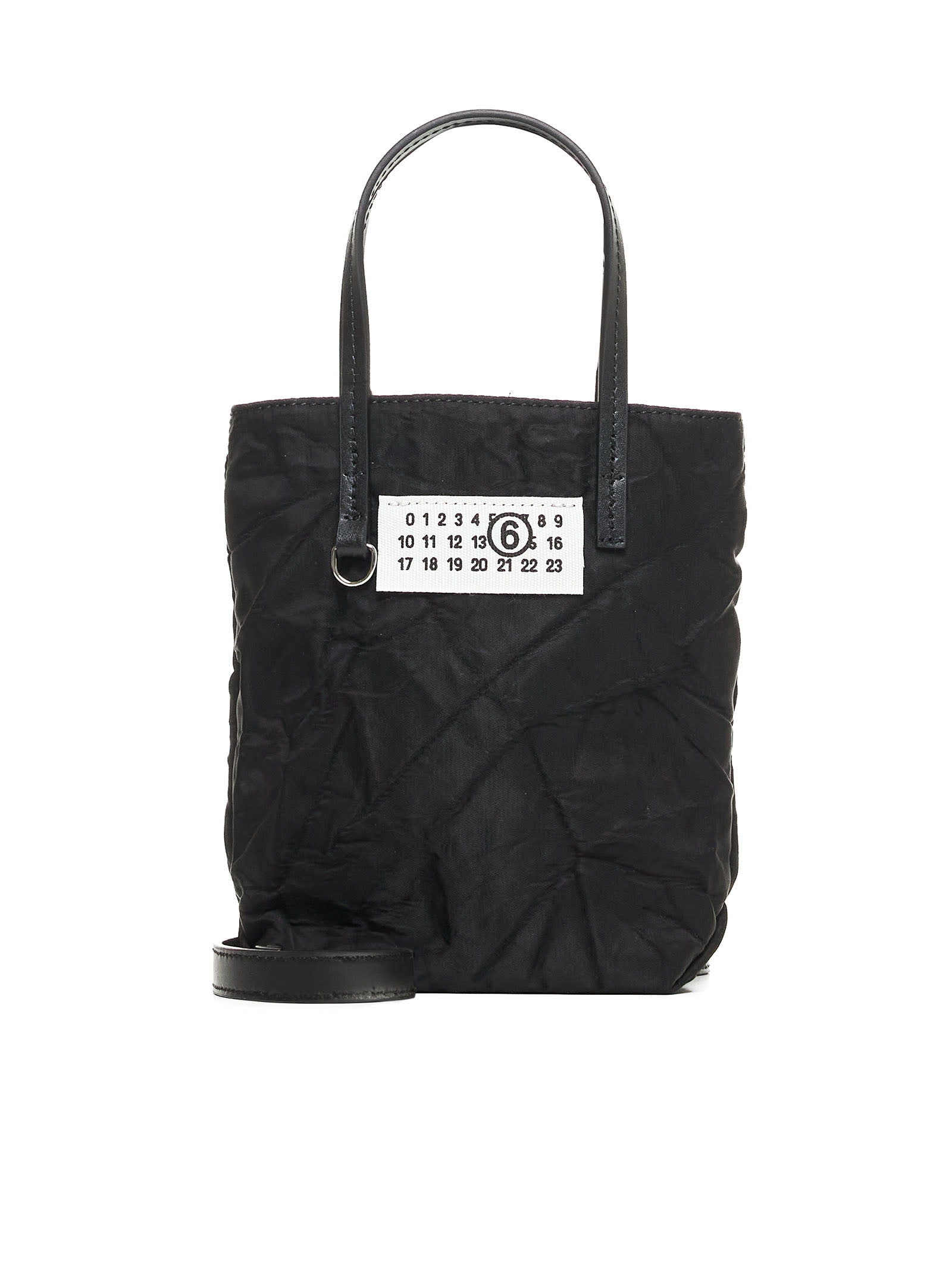 Shop Mm6 Maison Margiela Tote In Black