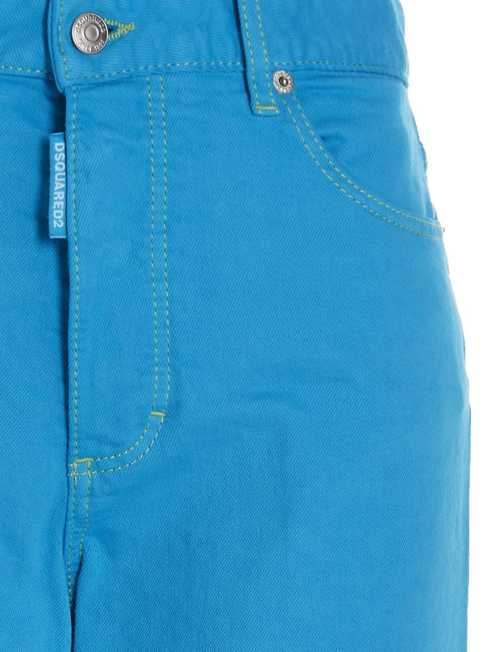 Shop Dsquared2 Boston Jeans In Light Blue