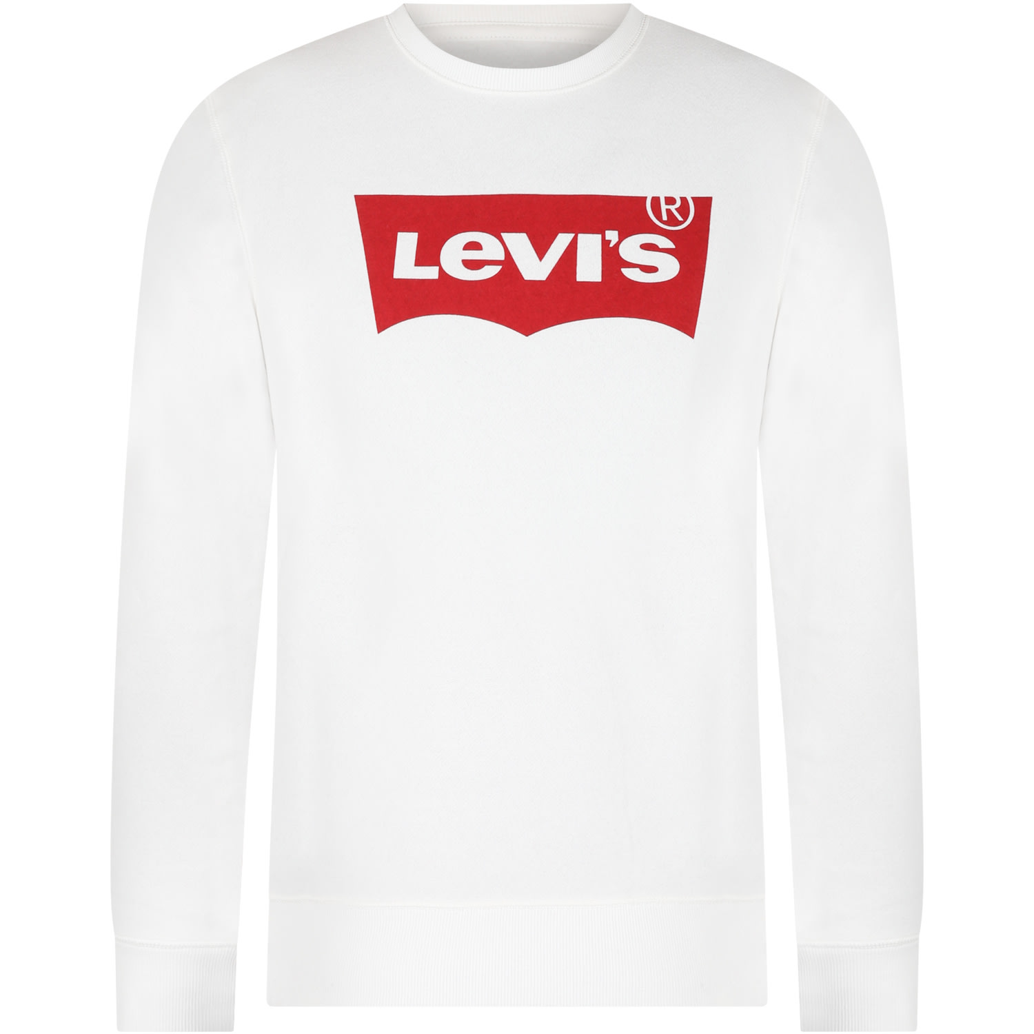 Levi's Kids' White Sweatshirt For Boy With Logo