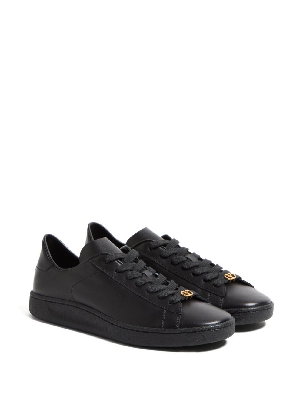 Valentino Royco Nappa Leather Sneakers In Multi
