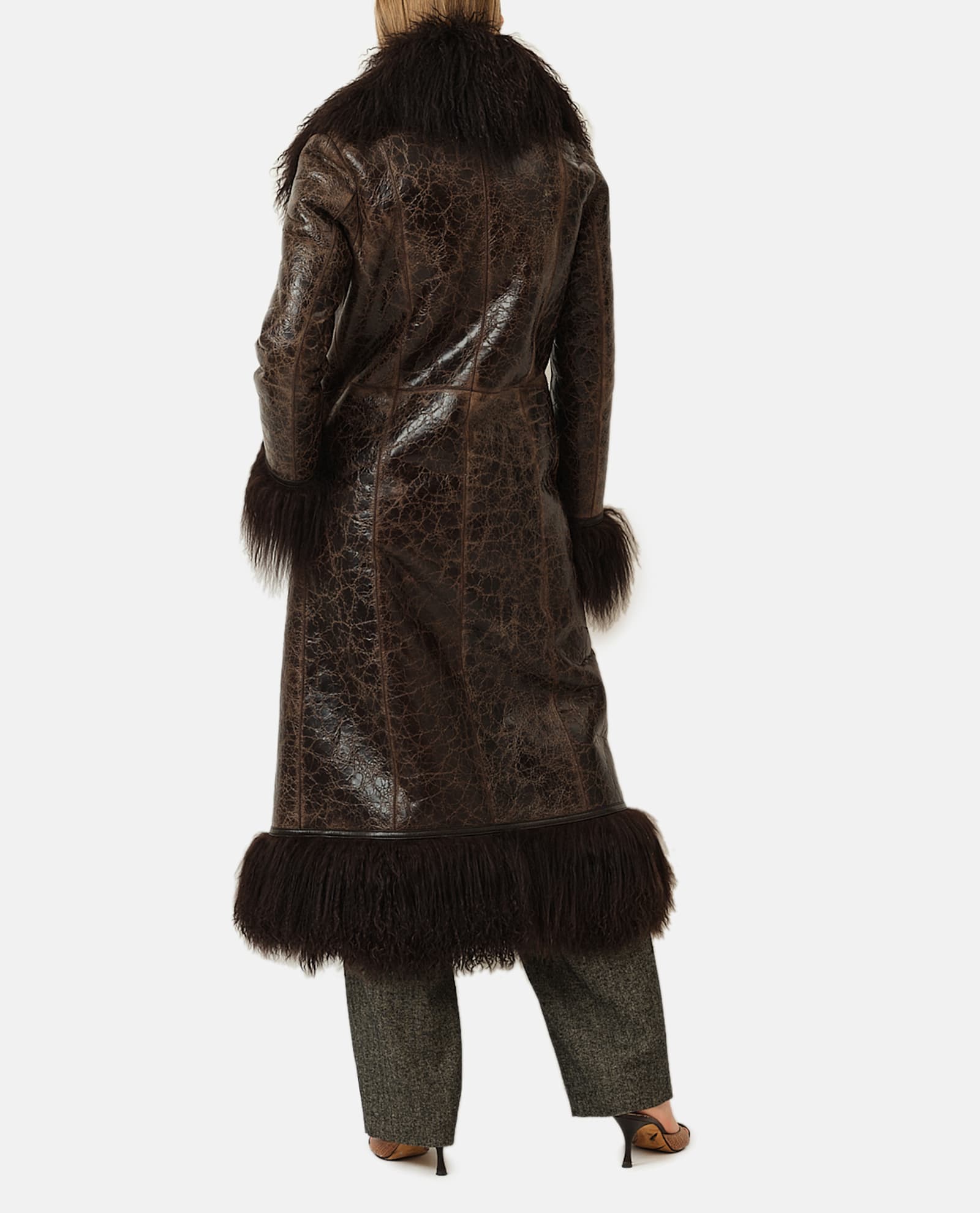 Shop Saks Potts Bonna Coat In Brown