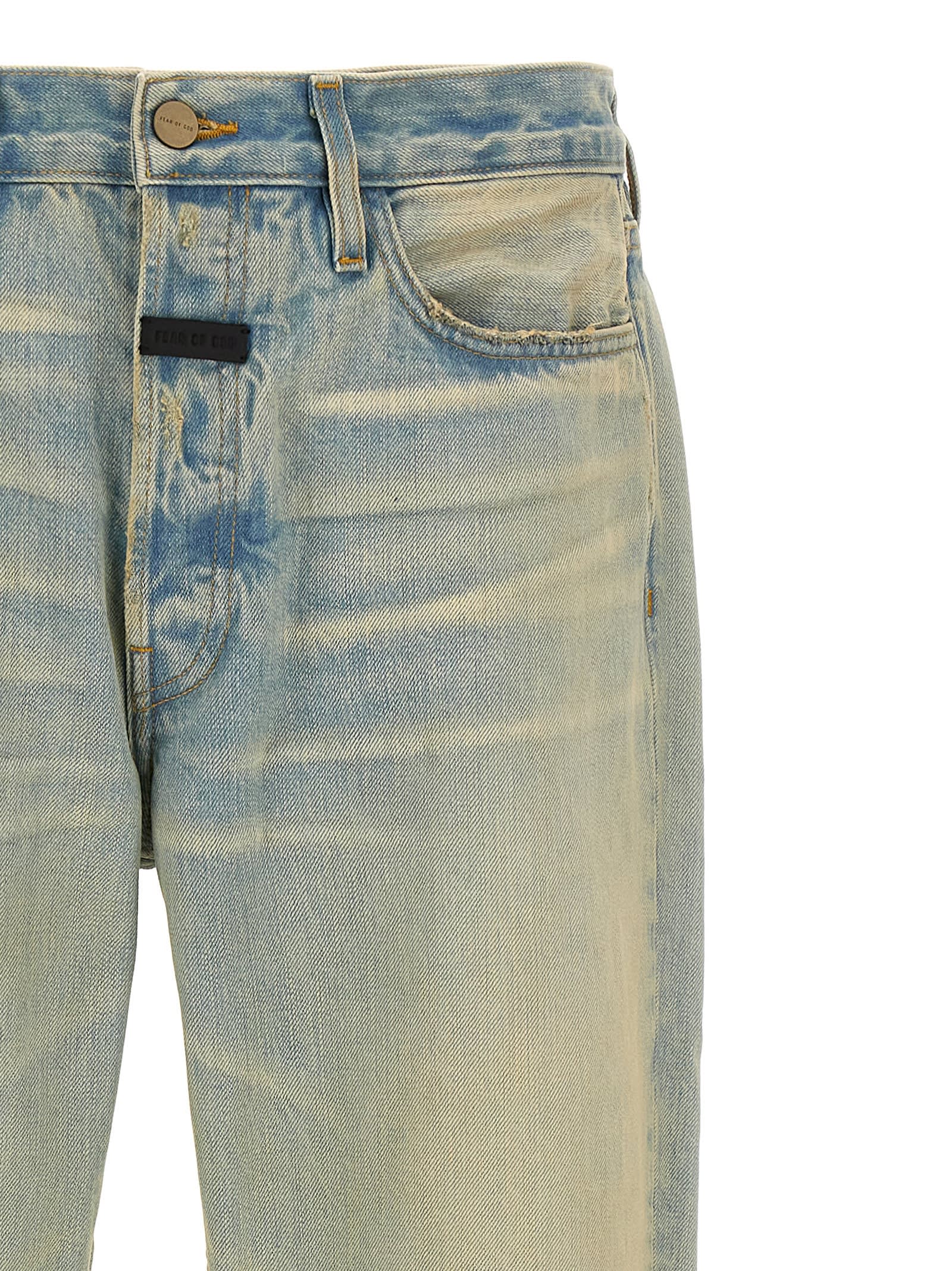 Shop Fear Of God 8th Collection Jeans In Blue
