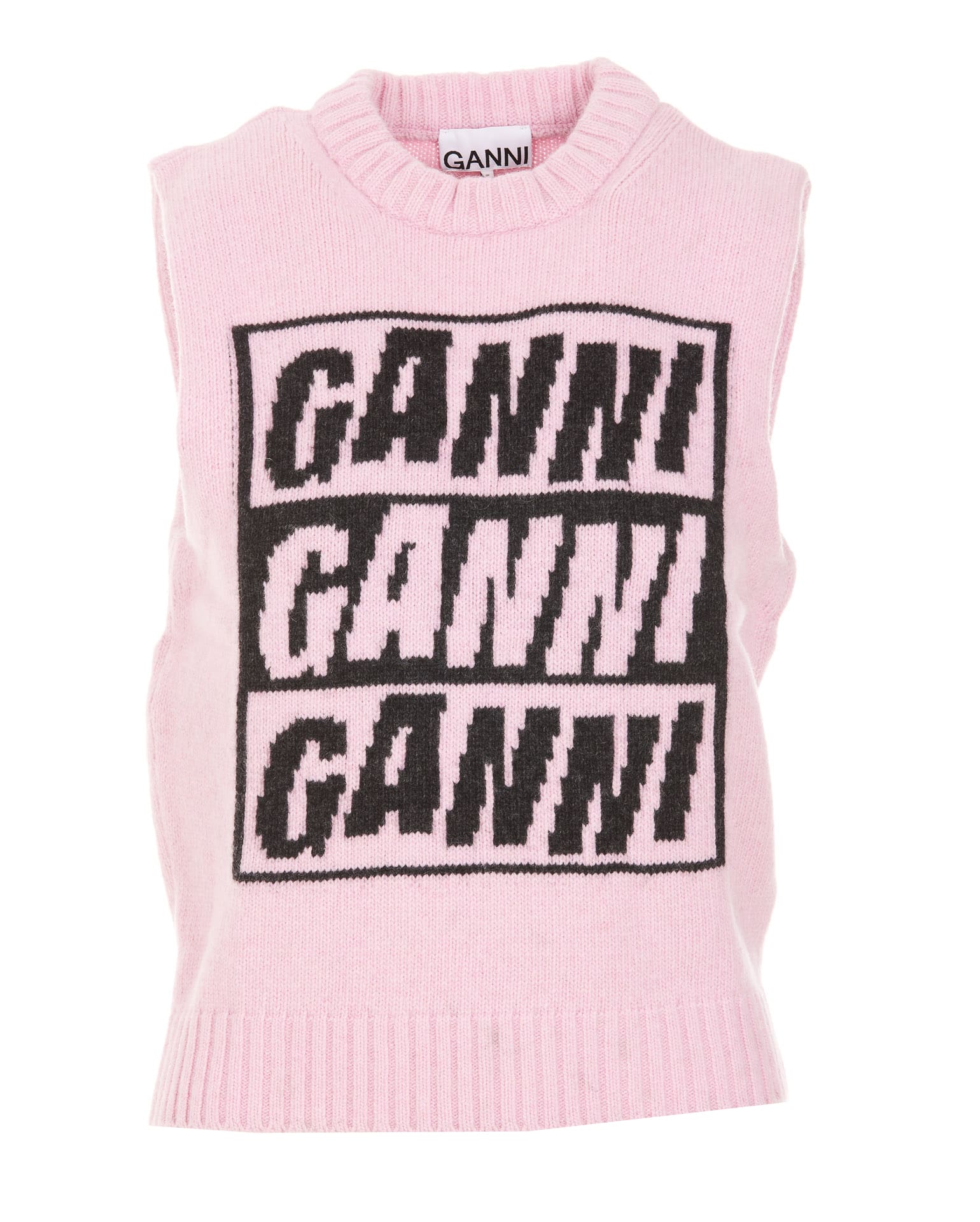 Ganni Graphic Logo Vest