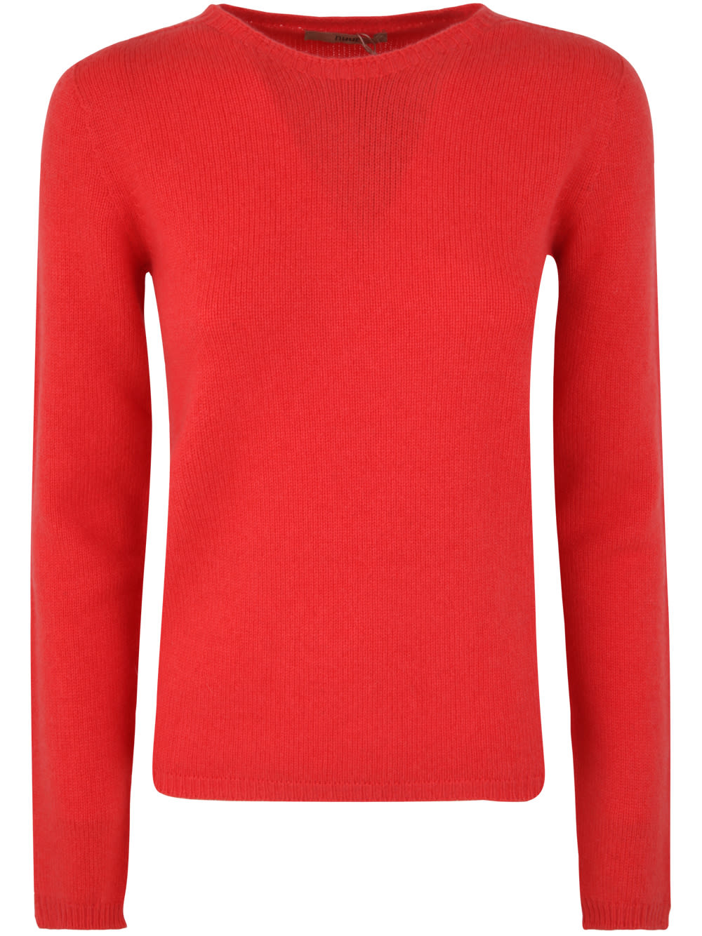 Shop Nuur Crew Neck Sweater In Coral