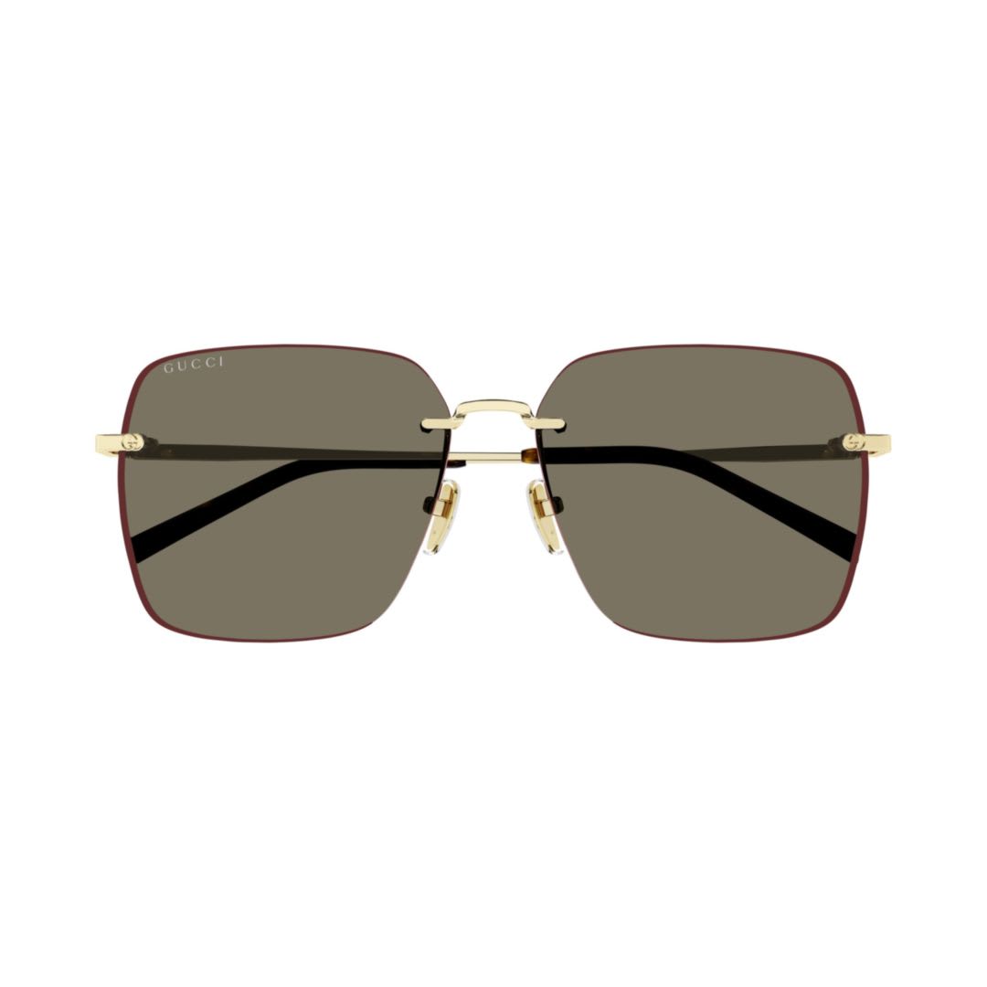 Gucci Gg1955sa-002gold-gold-brown In Gold