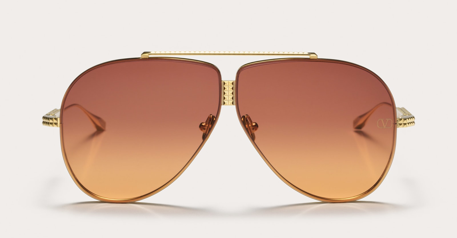 Valentino Xvi - Gold Sunglasses