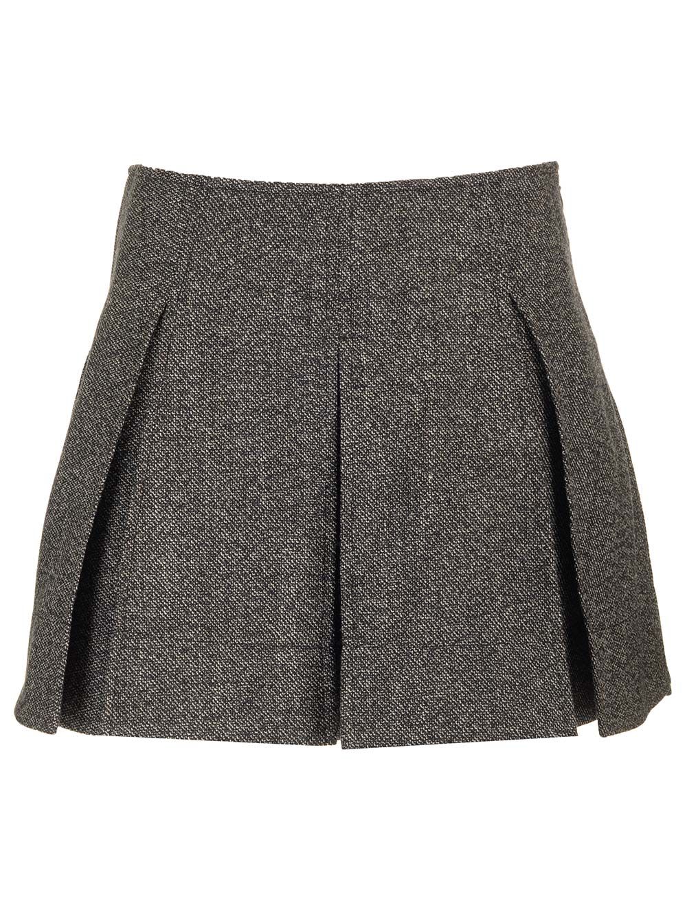 Pleated Mini Skirt