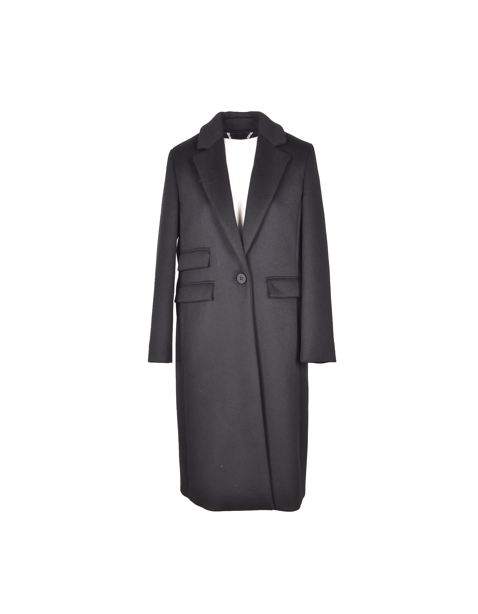 Max Mara Black Pure Cashmere Womens Coat