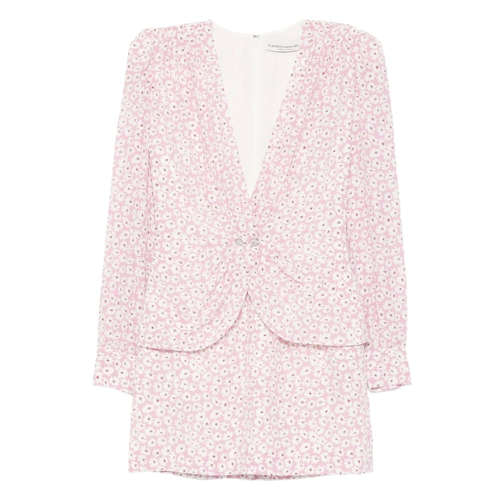 Alessandra Rich Dress In Pink