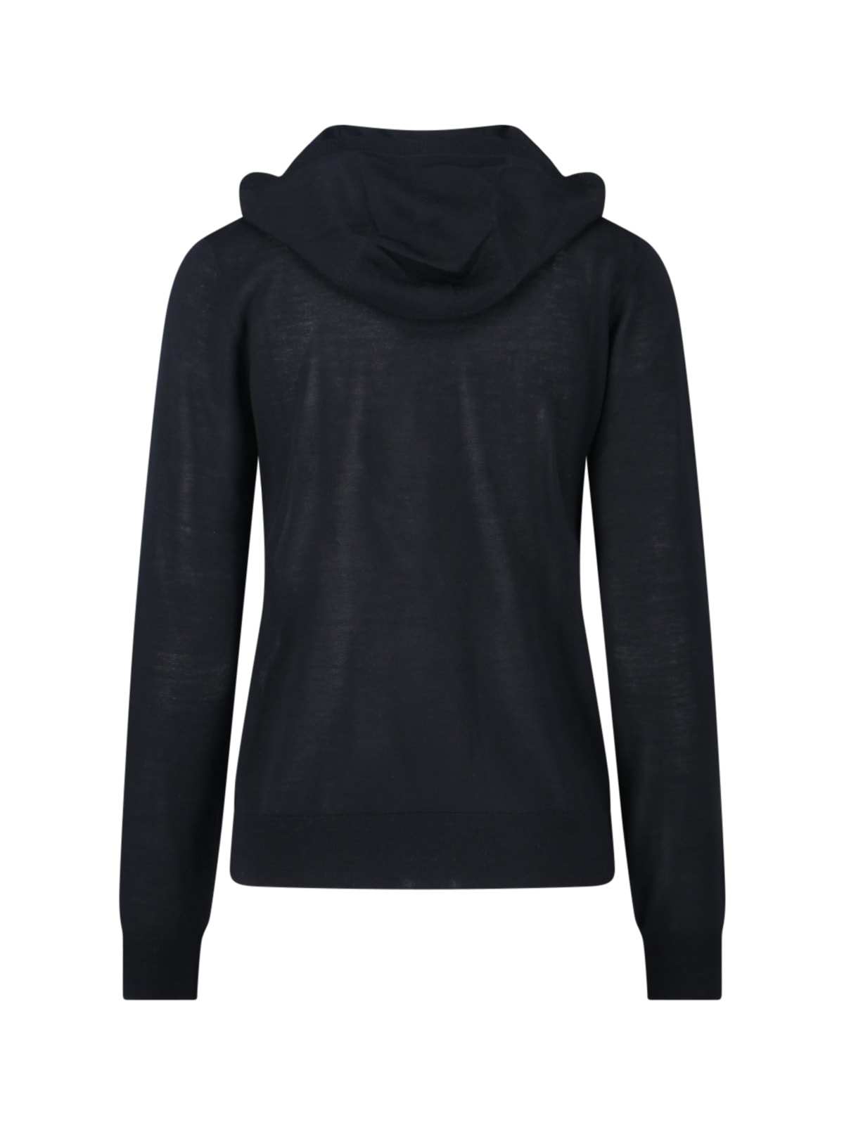 P.a.r.o.s.h Parosh Linfa Knitted Hoodie In Black