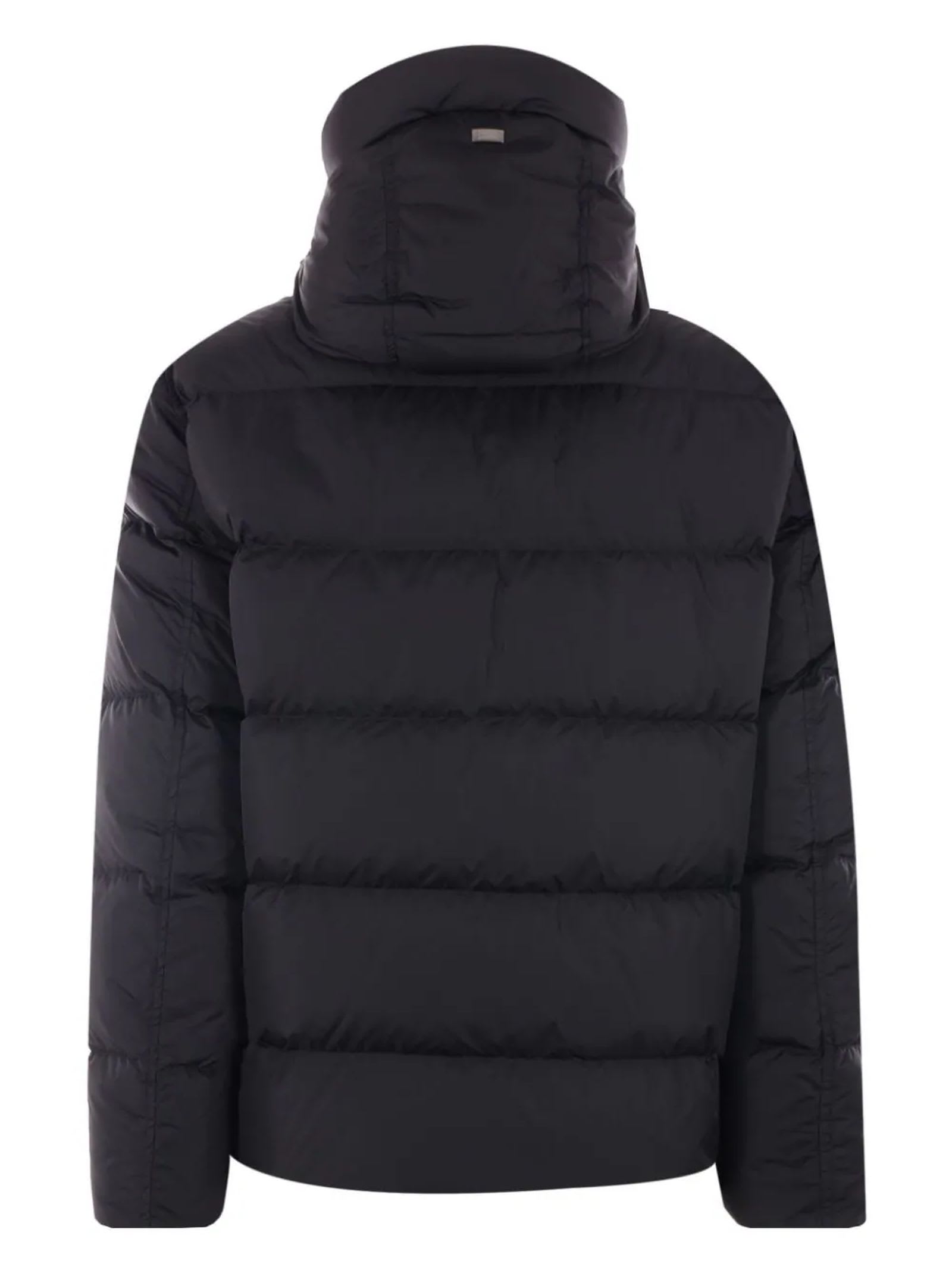 HERNO BLACK GOOSE DOWN JACKET 