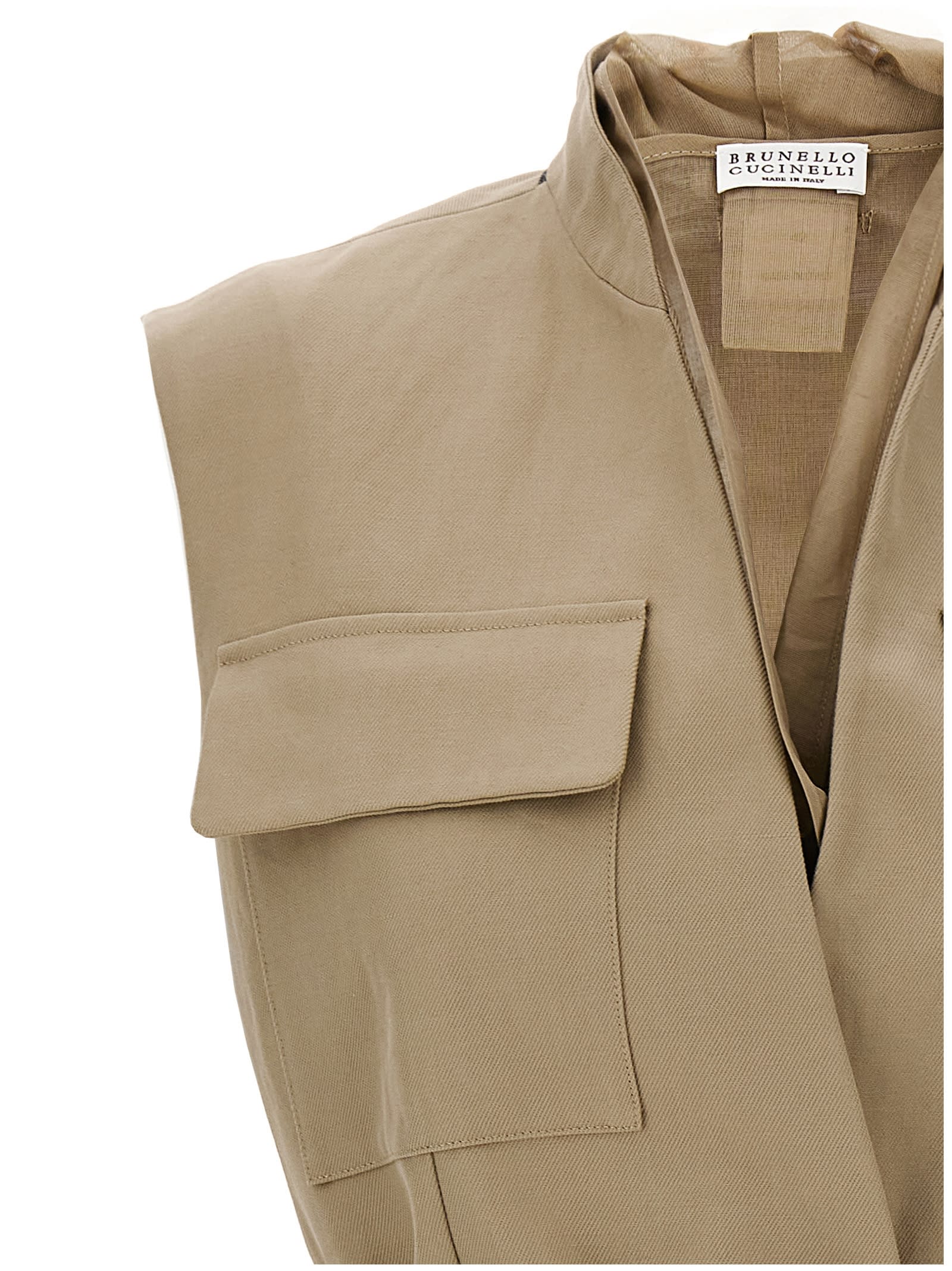 BRUNELLO CUCINELLI LAYERED VEST
