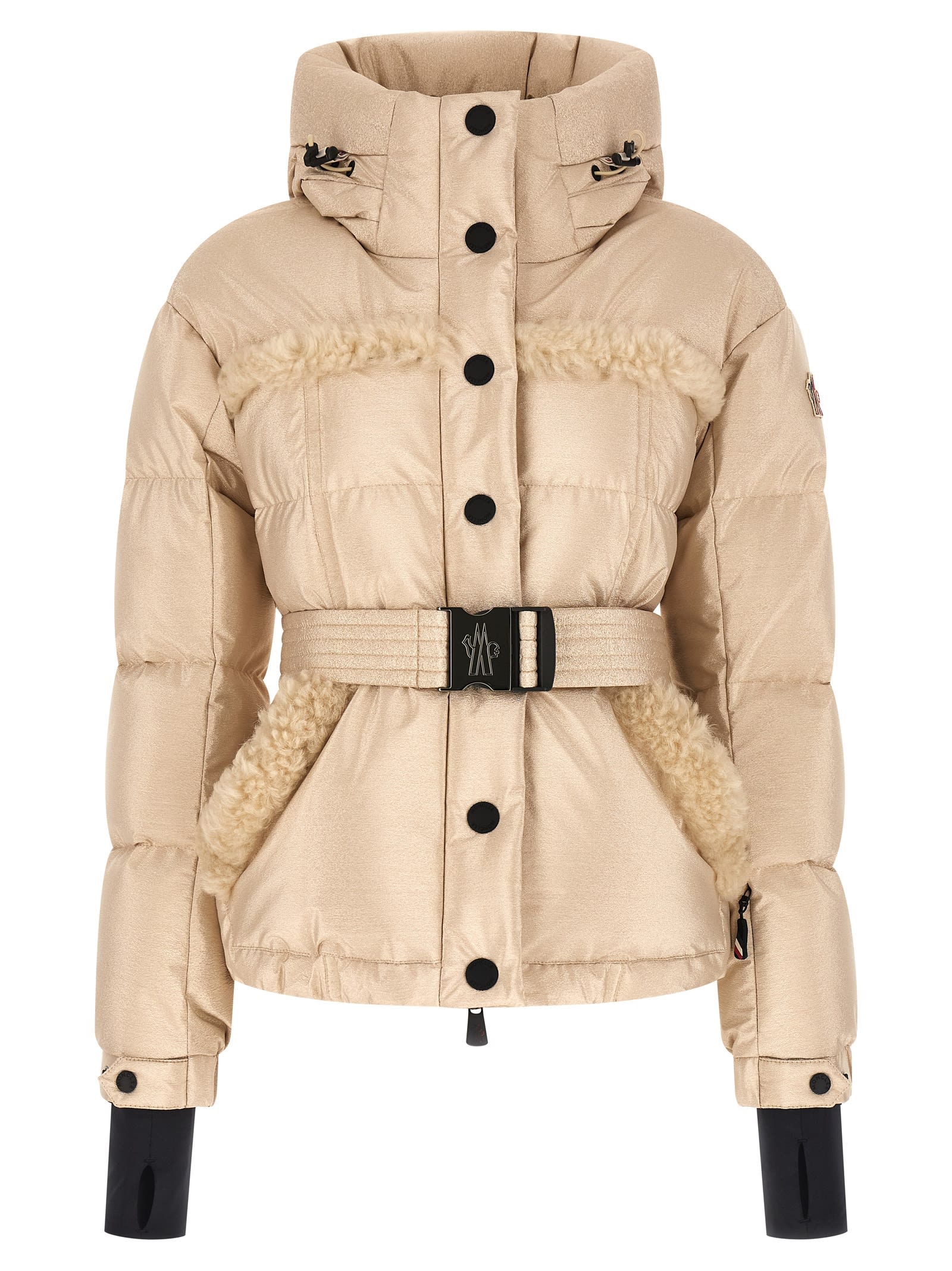 Moncler Mondim Puffer Jackets Gold In Brown