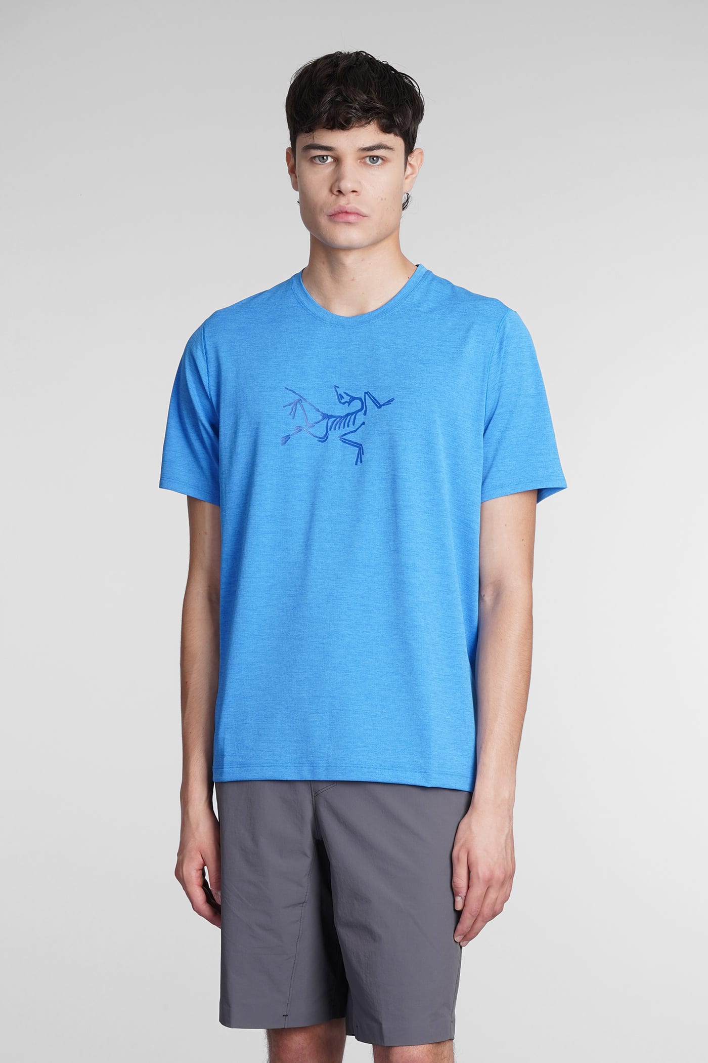 Arc'teryx Veilance Cormac Logo T-shirt In Blue Polyester