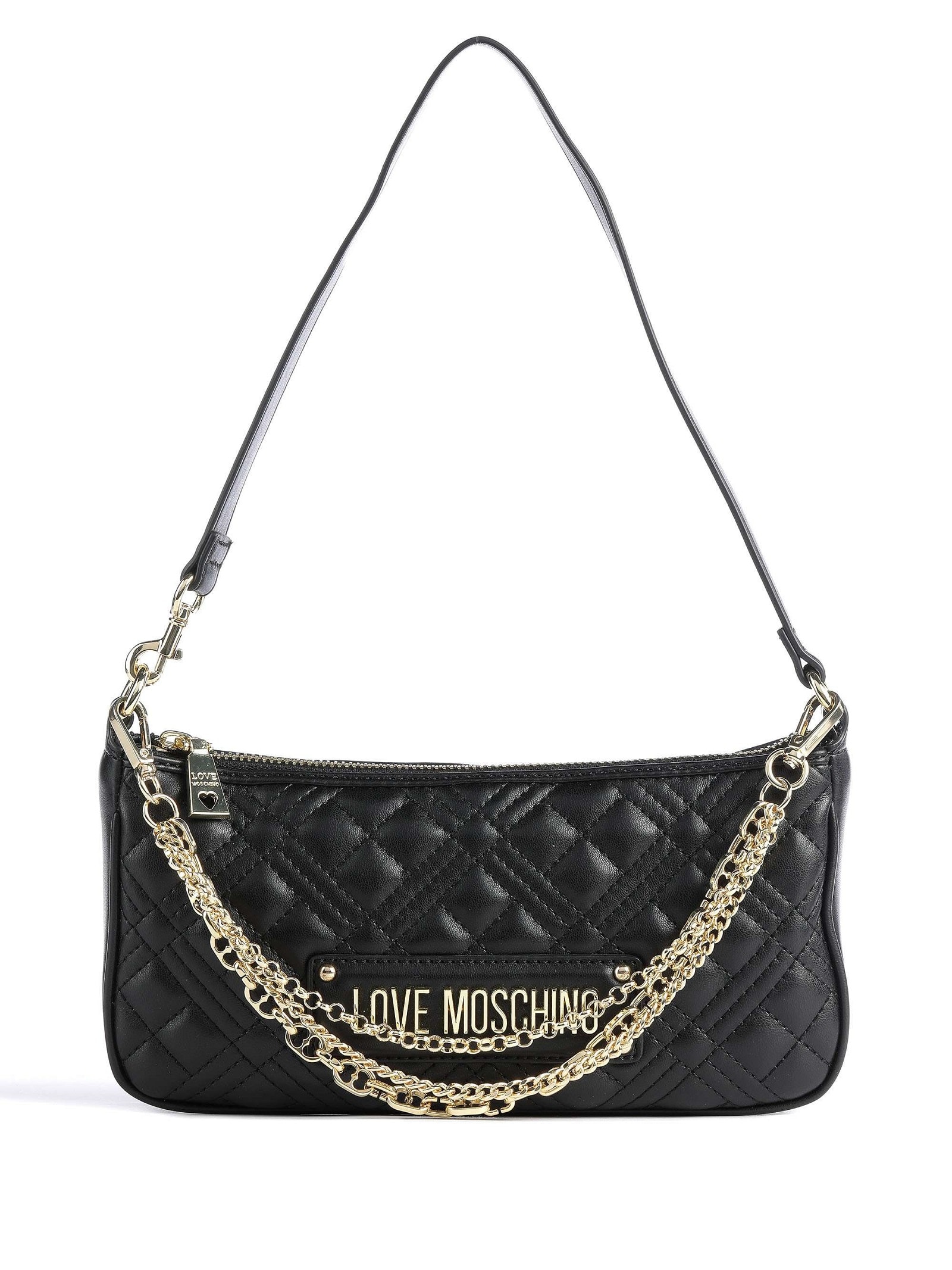 Moschino Bag Pu Quilted In Nero