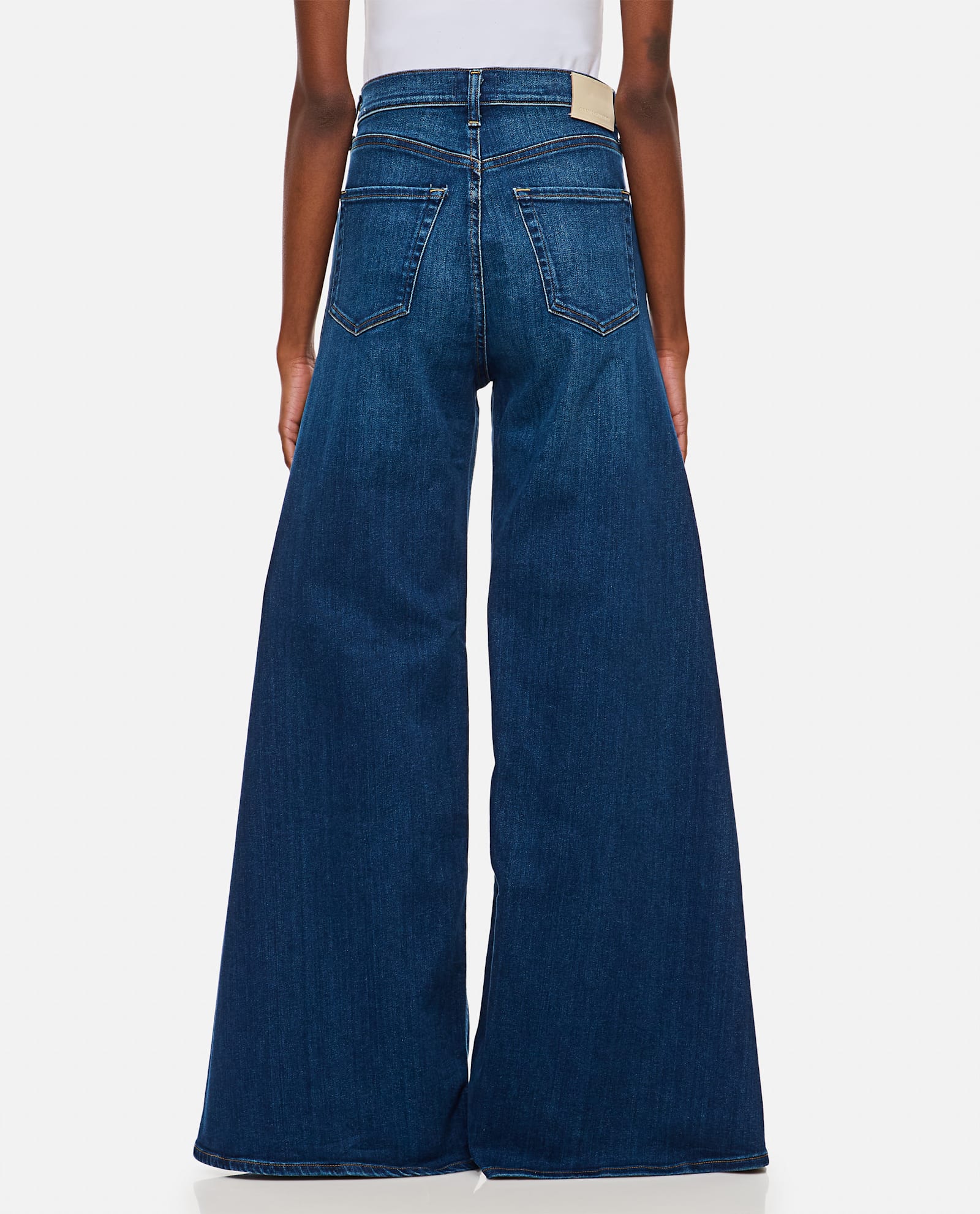 Citizens Of Humanity Amari High Waist Wide Leg Jeans In Blue
