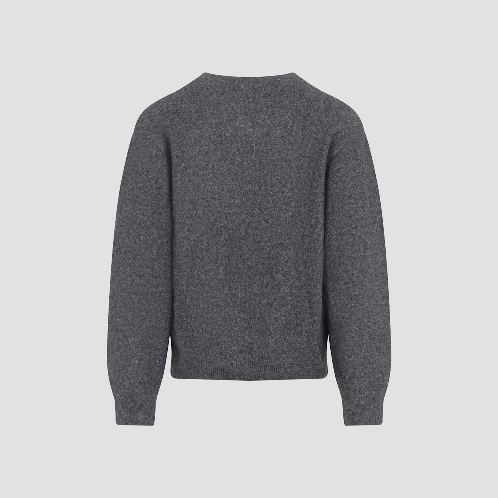 Carhartt Crew Neck Sweater With Ribbed Cuffs And Hem In Green