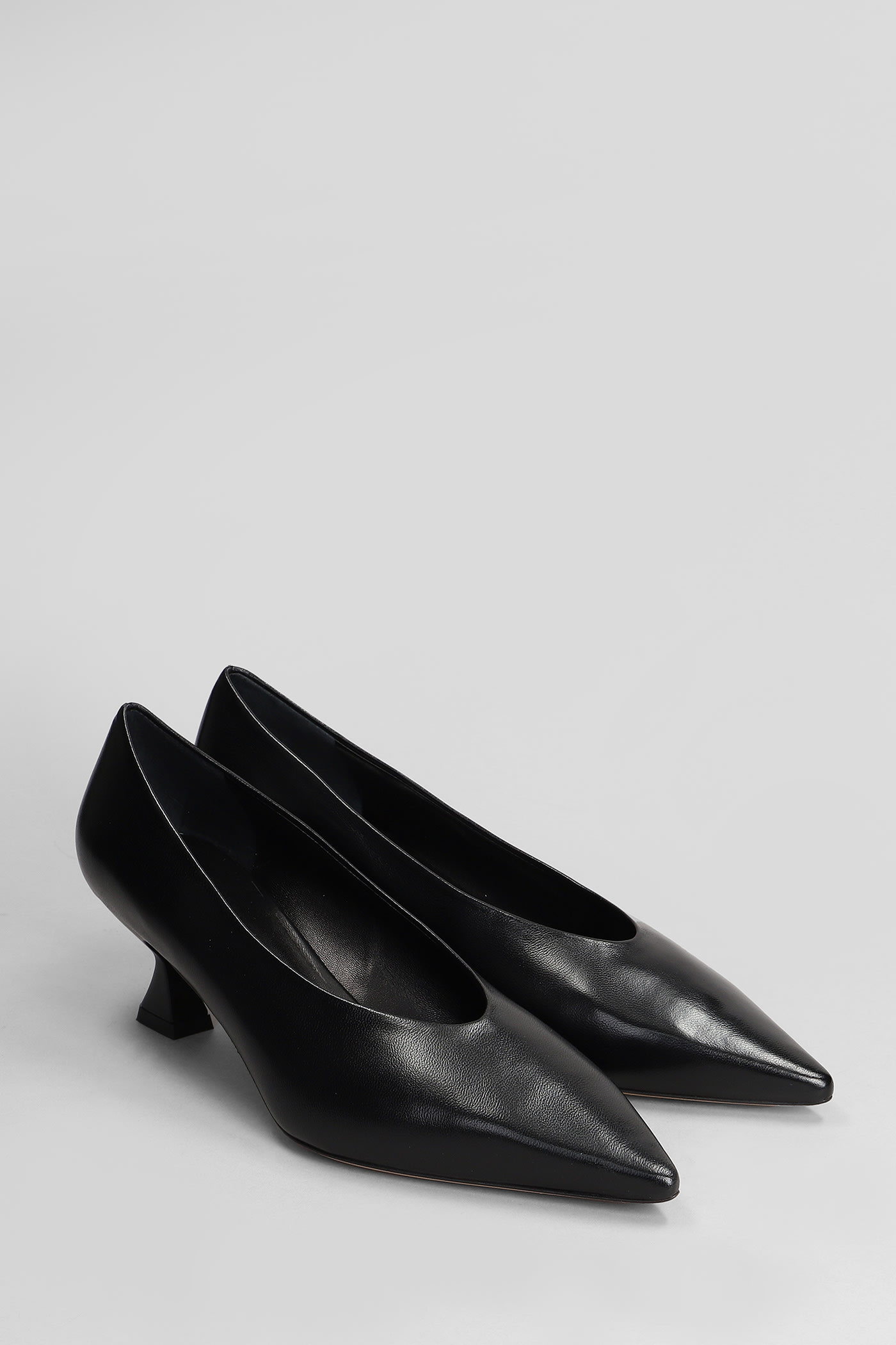 Shop The Seller Pumps In Black Leather