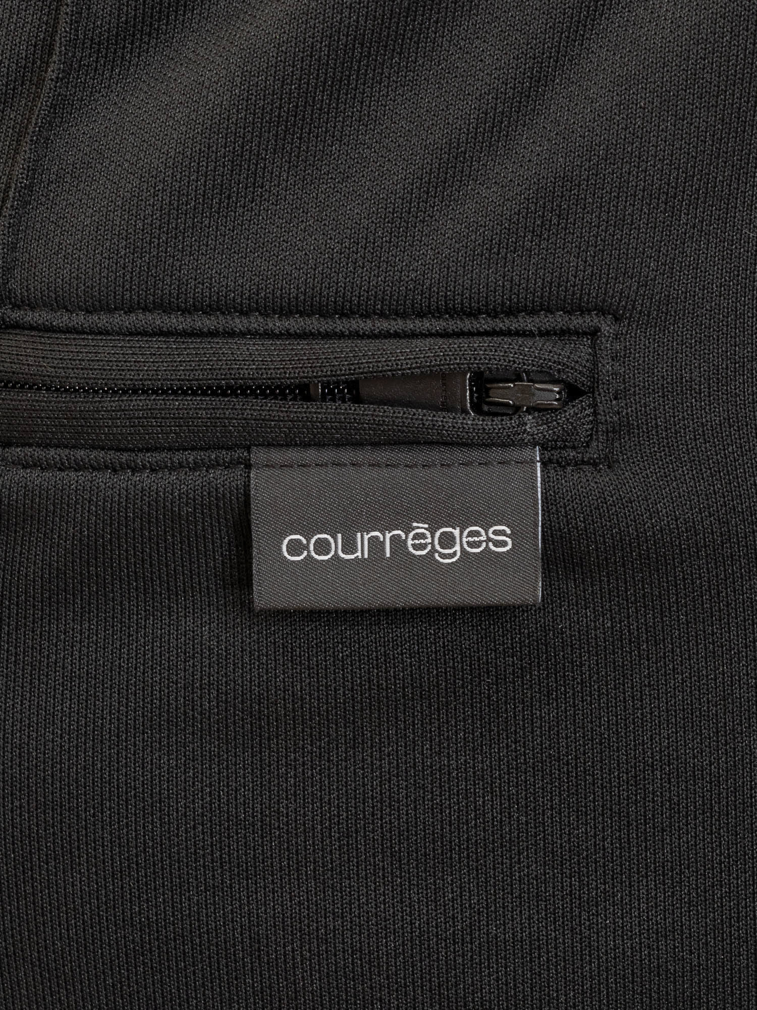 Shop Courrèges Interlock Mini Short In Black