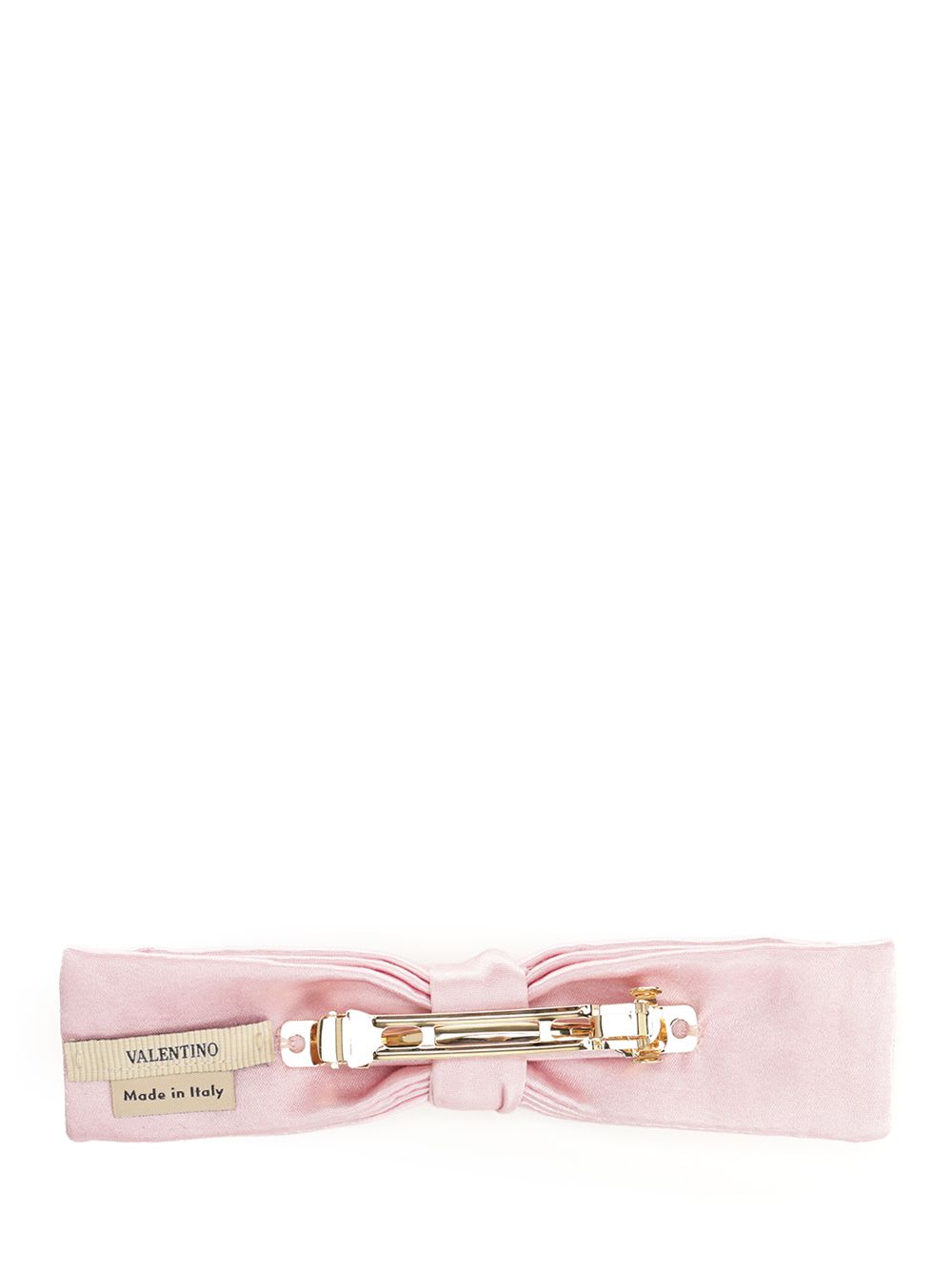 Valentino Bow-shaped Hair Clip In Pink