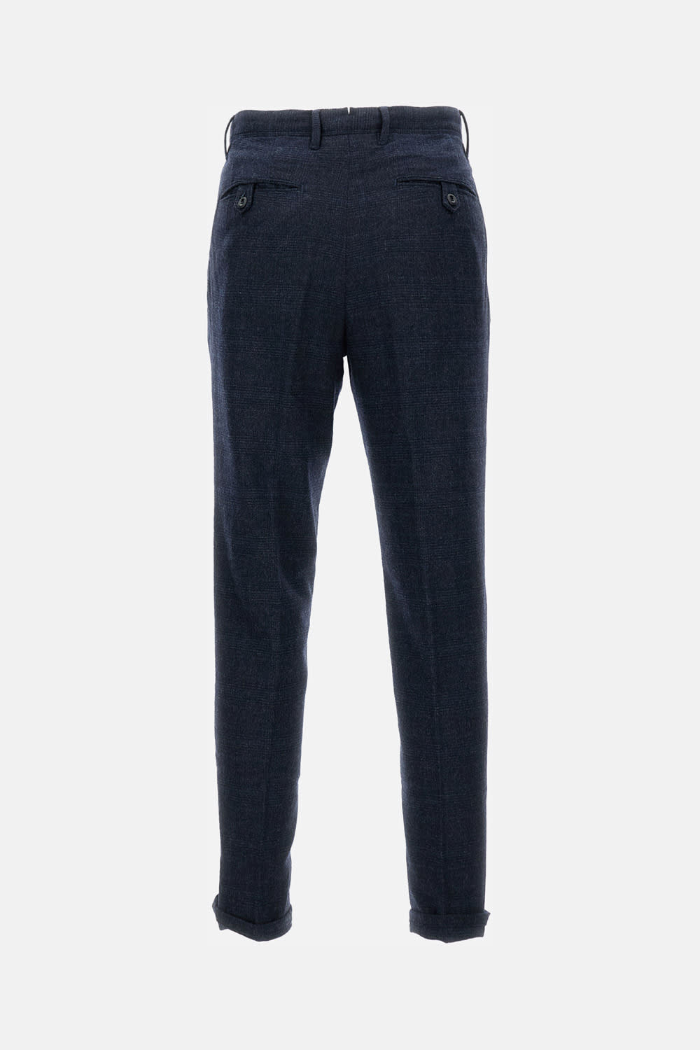 Incotex Tailored Wool Blend Trousers In Blue