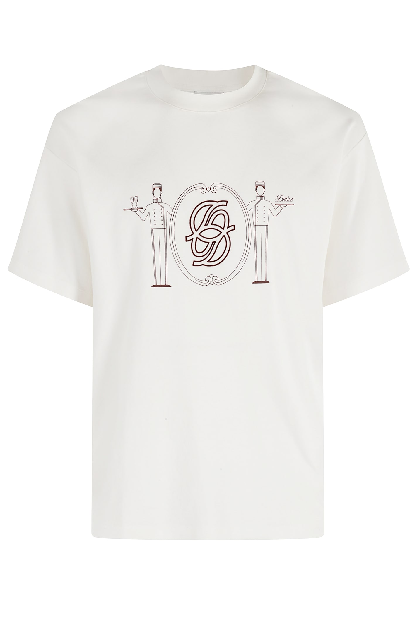 Drôle De Monsieur Le Tshirt Room Service In White
