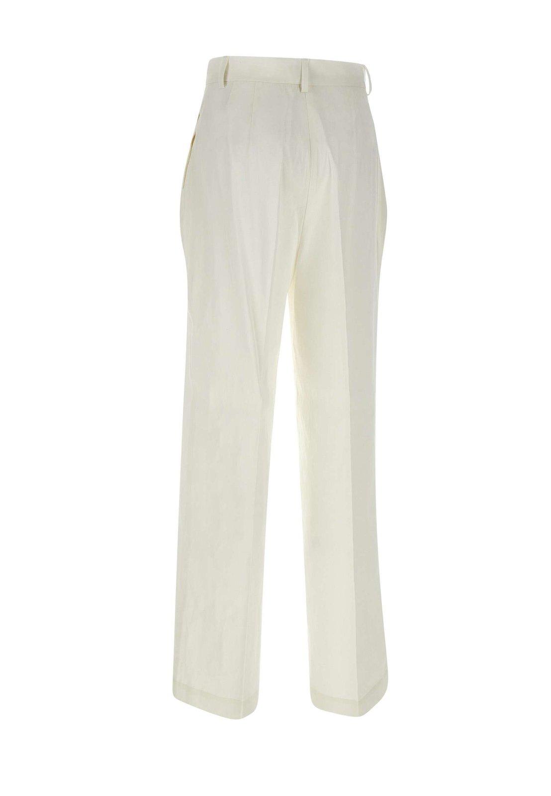 Fabiana Filippi Virgin Wool Pants In White