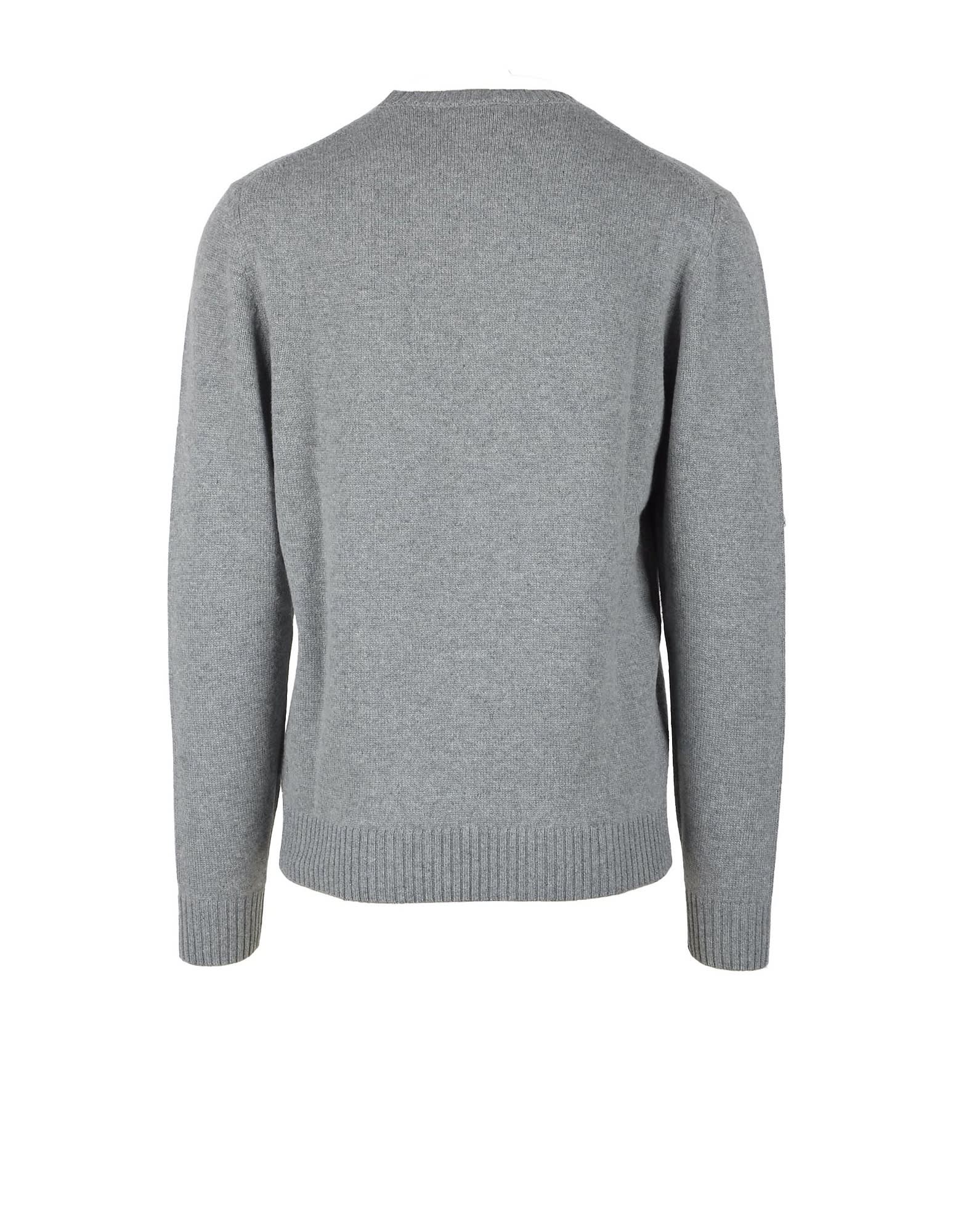 Shop Luigi Borrelli Mens Gray Sweater