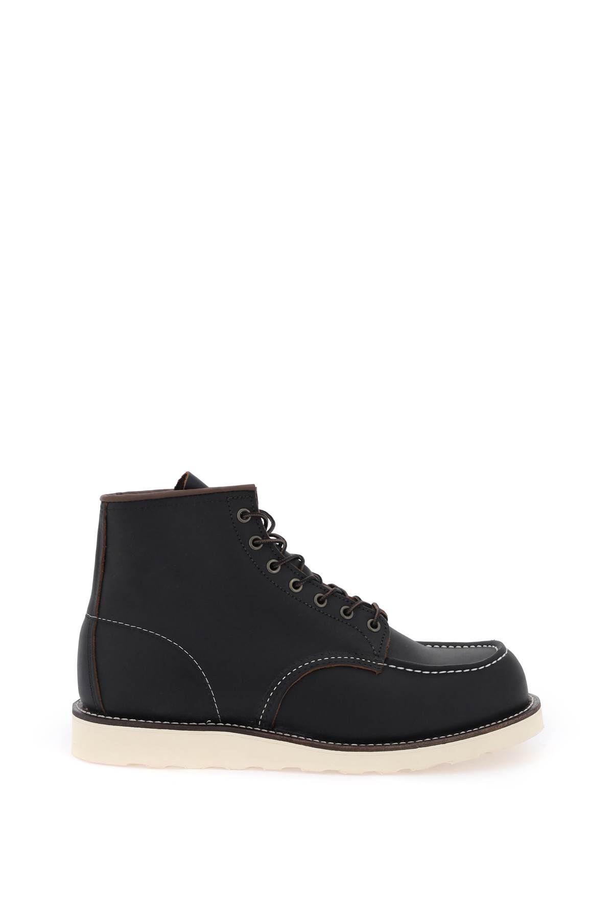 Shop Red Wing Classic Moc Ankle Boots In Black (black)