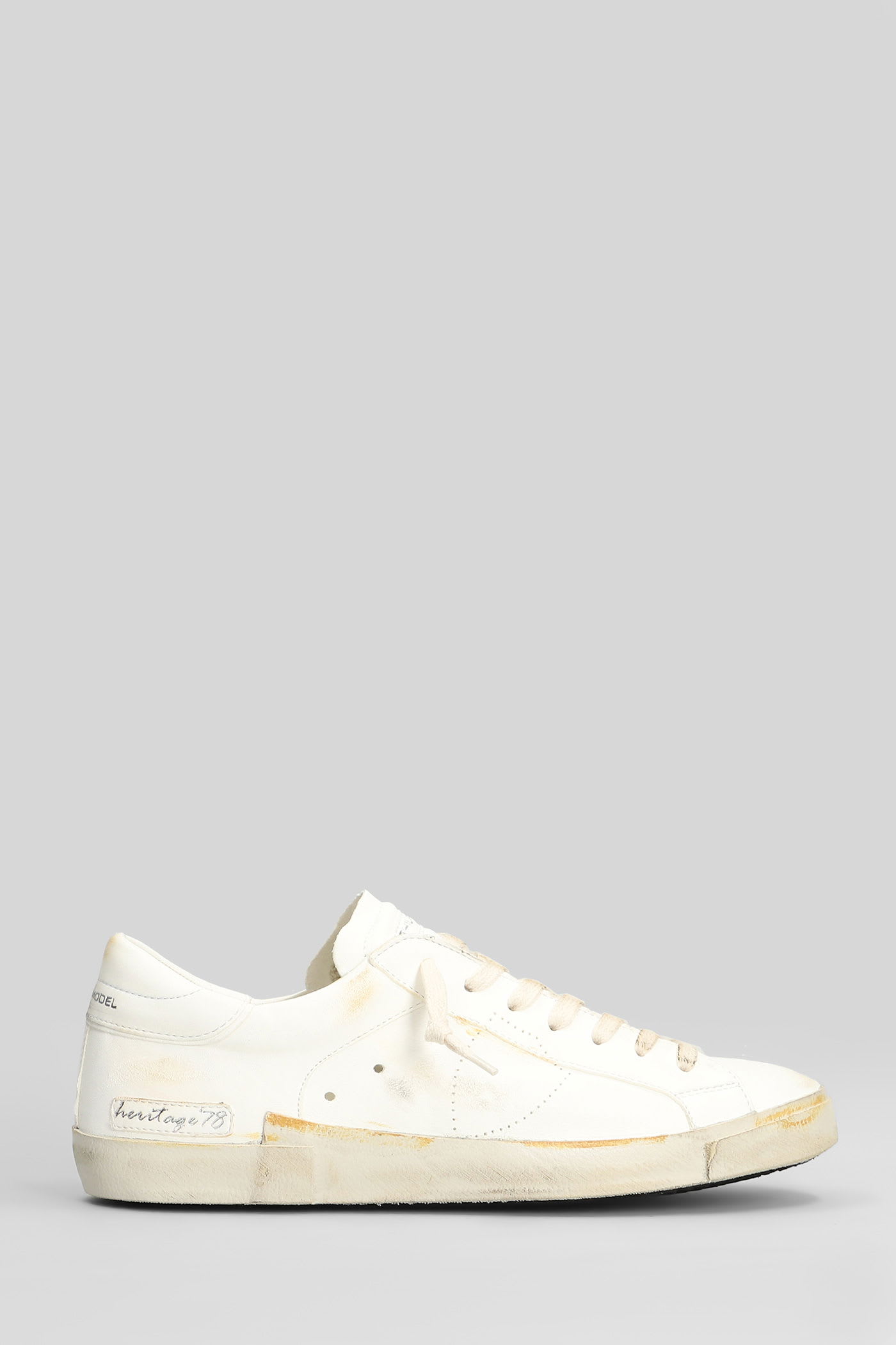 Philippe Model Sneakers Prsx Low Man Vintage Blanc In White