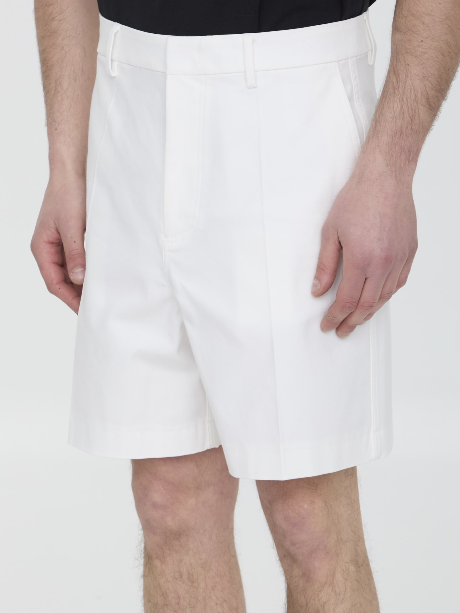 VALENTINO BERMUDA SHORTS WITH V DETAIL 