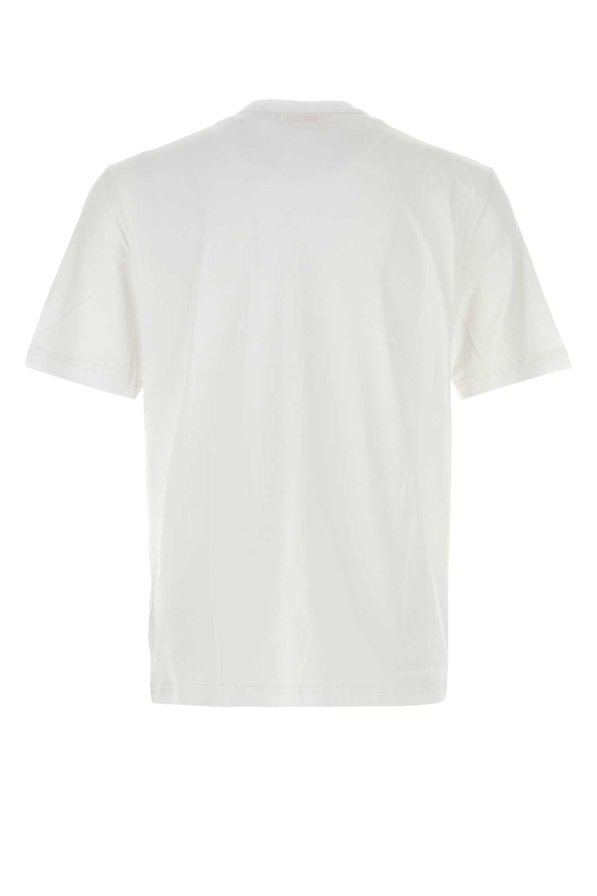 Diesel White Cotton T-adjust-r4t T-shirt In 100